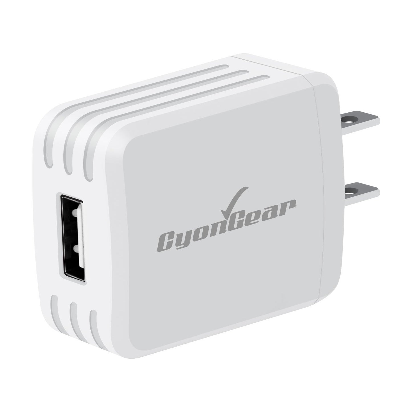 TCUSB21GWT - CyonGear 10W / 2.1 Amp Hi-Powered USB Home Charger - White