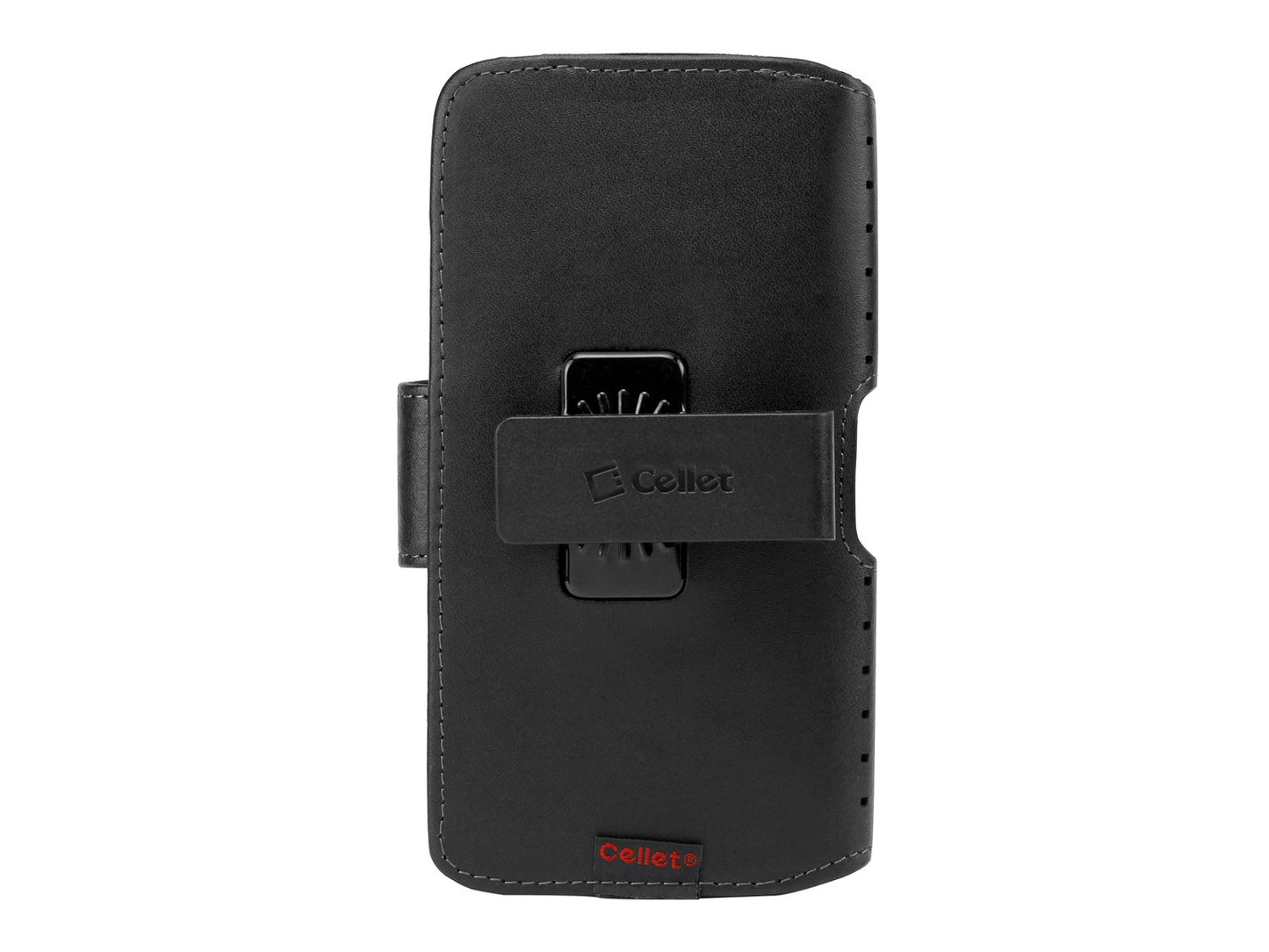LTERN4H - Cellet Horizontal Teramo Leather Pouch for iPhone 8/8+ GALAXY S8PLUS 7PLUS With Heavy Duty 360 Swivel clip (All Fits with Slim Case On)