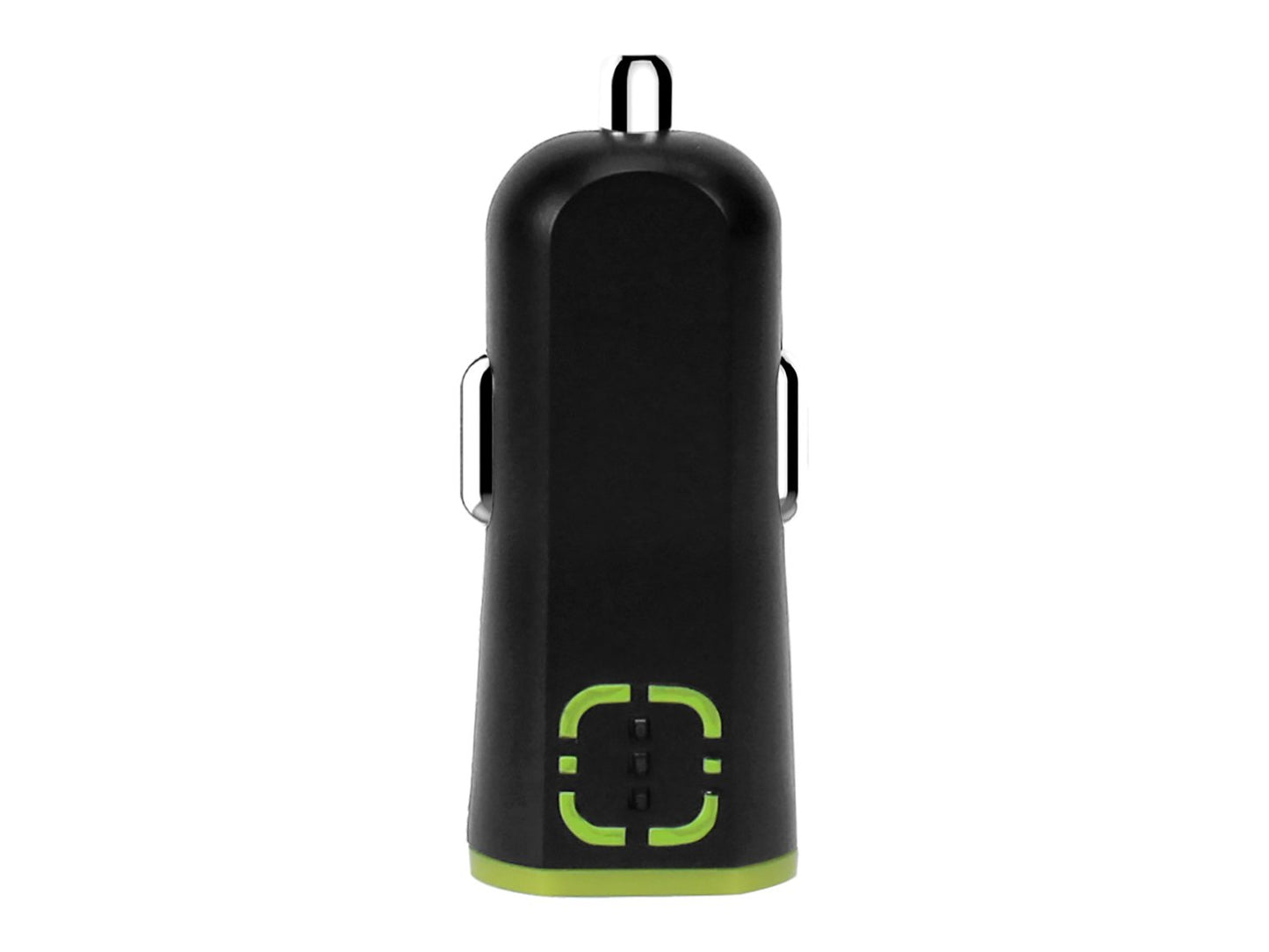 PUSBW21GR - RUIZ by Cellet Universal 2.1A (10W) USB Car Charger - Black/Green