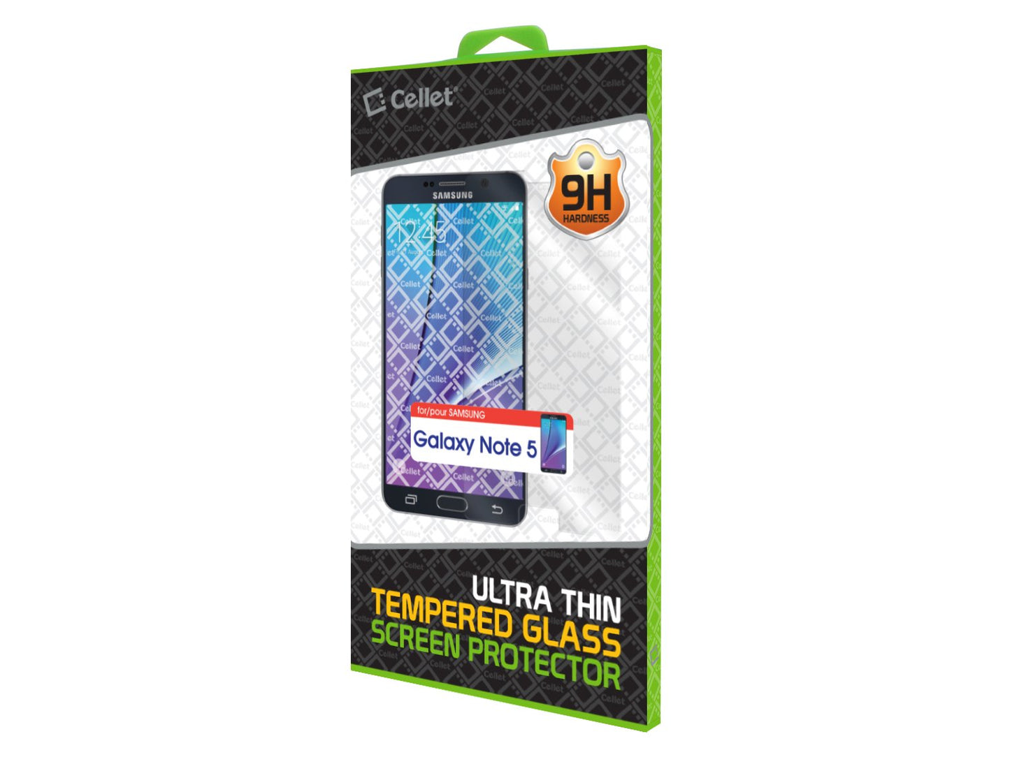 SGSAMN5 - Cellet Premium Tempered Glass Screen Protector for Samsung Galaxy Note 5 (0.3mm)
