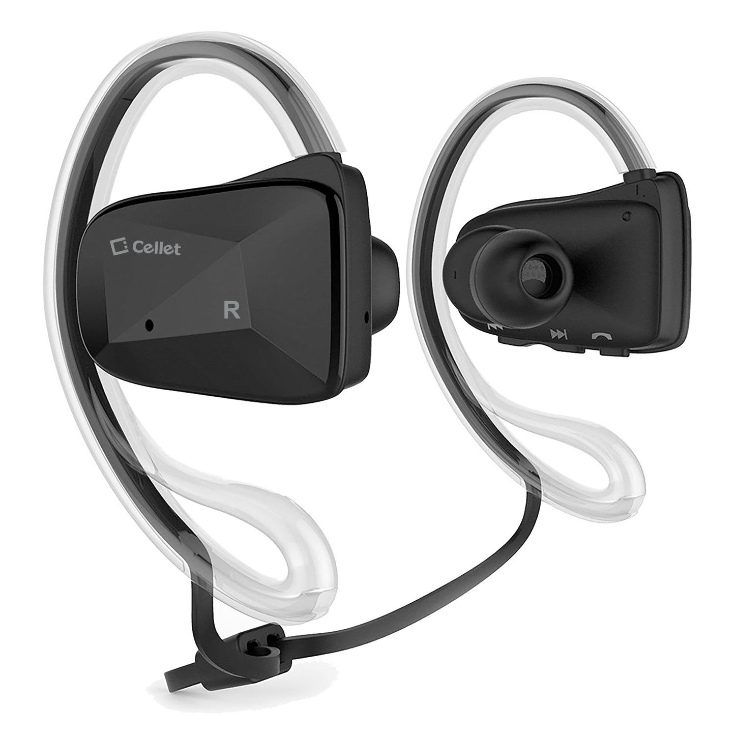 BTACTIVEBK - Cellet Sports-Fit Wireless Version V4.1 Stereo Headset with NFC Connection - Black