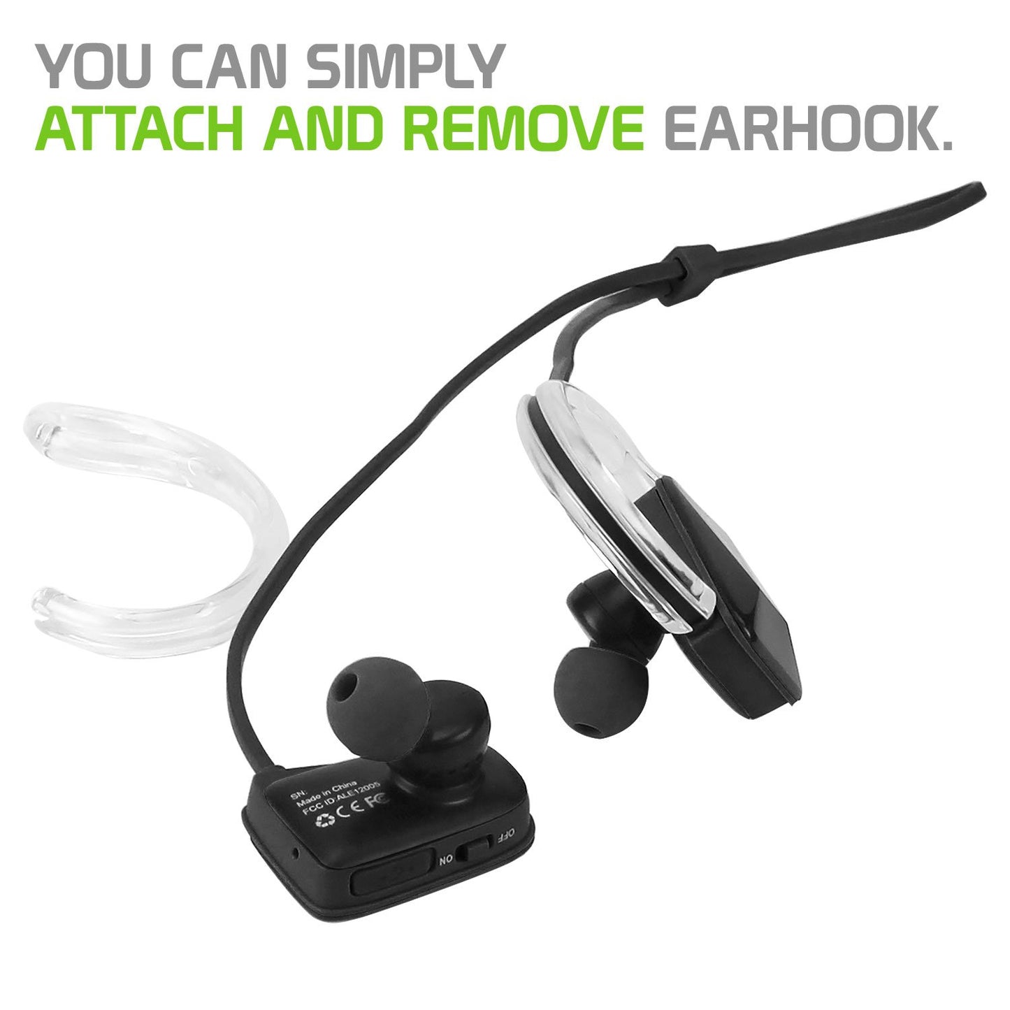 BTACTIVEBK - Cellet Sports-Fit Wireless Version V4.1 Stereo Headset with NFC Connection - Black