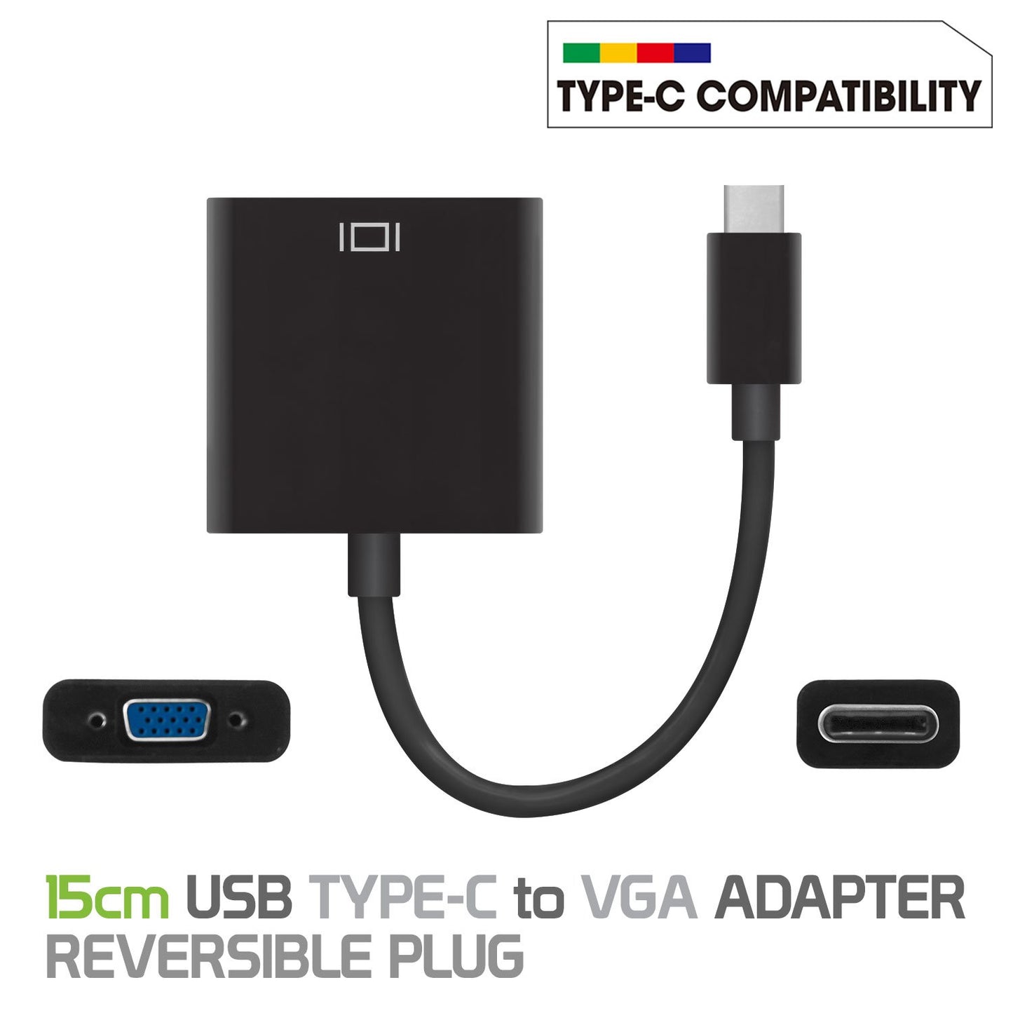 DCVGA - USB-C to VGA Adapter