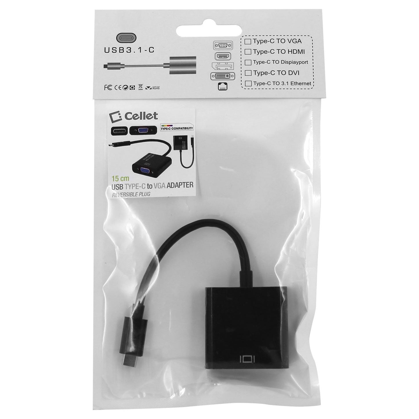 DCVGA - USB-C to VGA Adapter