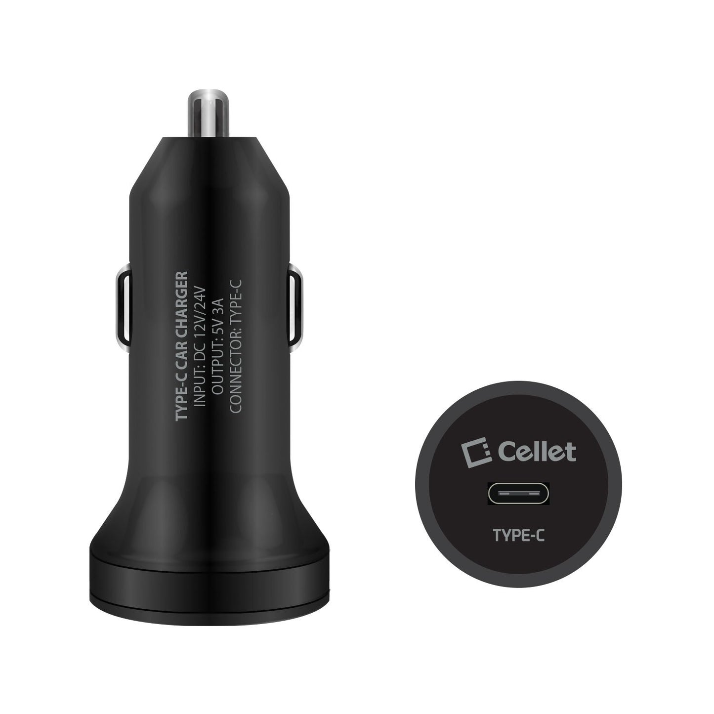 PUSBC02 - 3 Amp - Type C USB Port - Car Charger Adapter