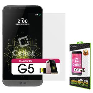 SGLGG5 - Cellet Premium Tempered Glass Screen Protector for LG G5 (0.3mm)