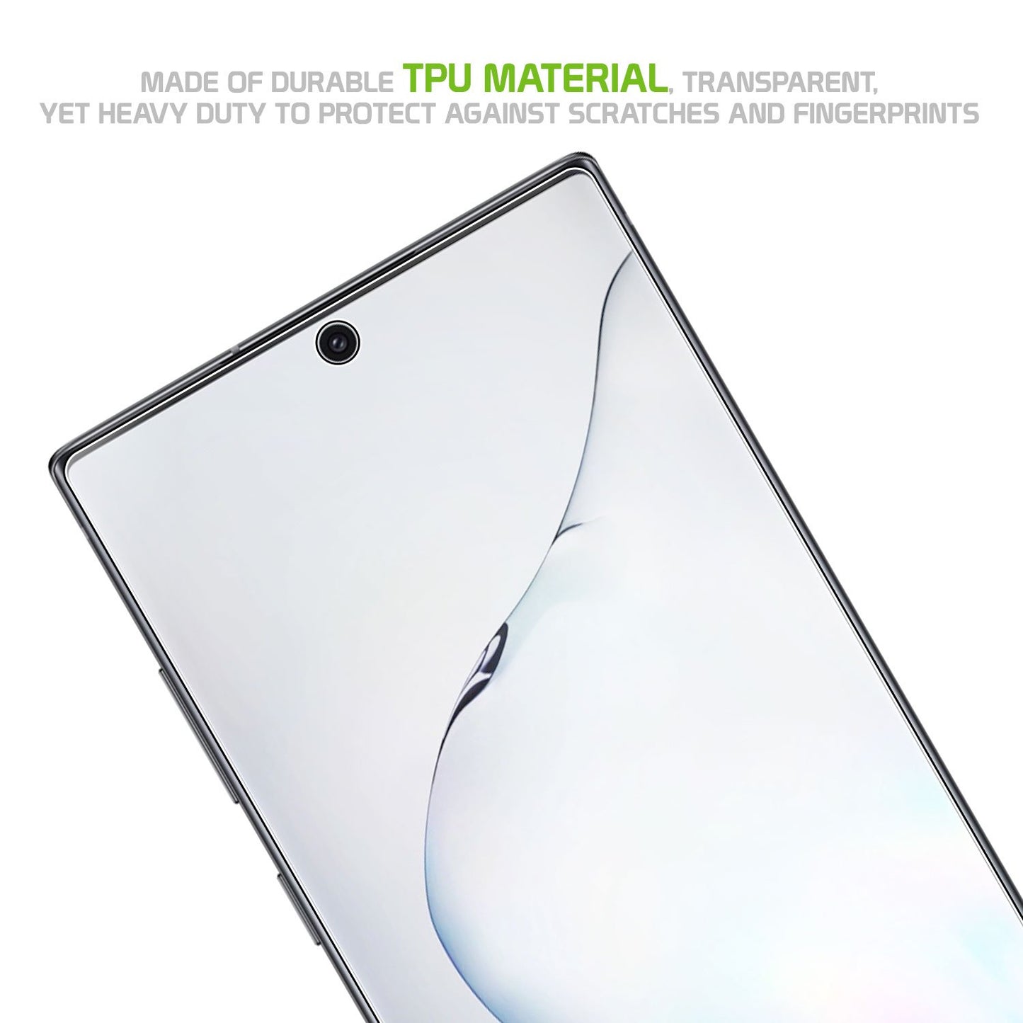 STSAMN10 - Full Coverage Flexible TPU Screen Protector Cover- Samsung Galaxy Note 10