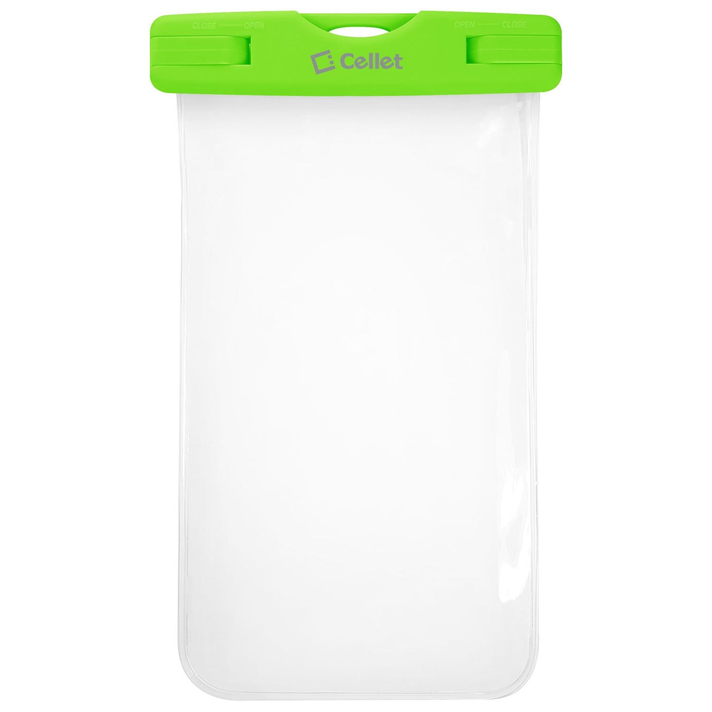 WATER1GR - Cellet Universal IPX8 Waterproof Case for Apple iPhone 7 Plus, Digital Cameras, MP3 Players and More - Green