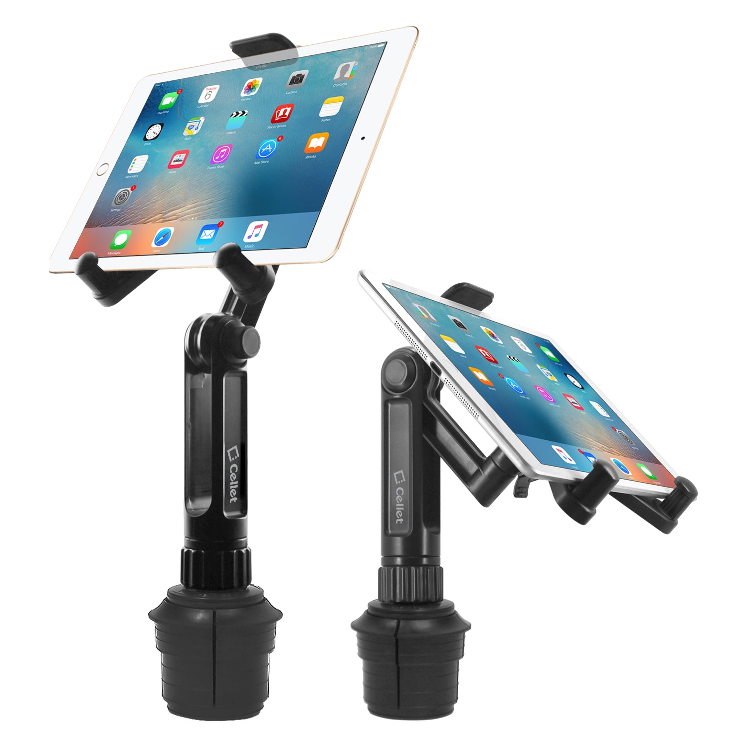 PHC670M Cellet Tablet Cup Holder Mount with 360 Degree Rotation