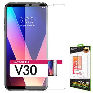 SGLGV30 - Cellet Ultra-Thin Premium Tempered Glass Screen Protector for LG V30