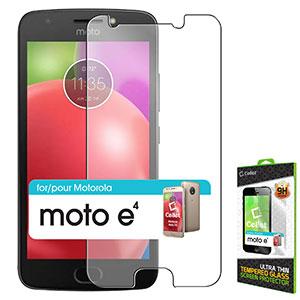 SGMOTE - Cellet Premium Tempered Glass Screen Protector for Motorola E (0.3mm)