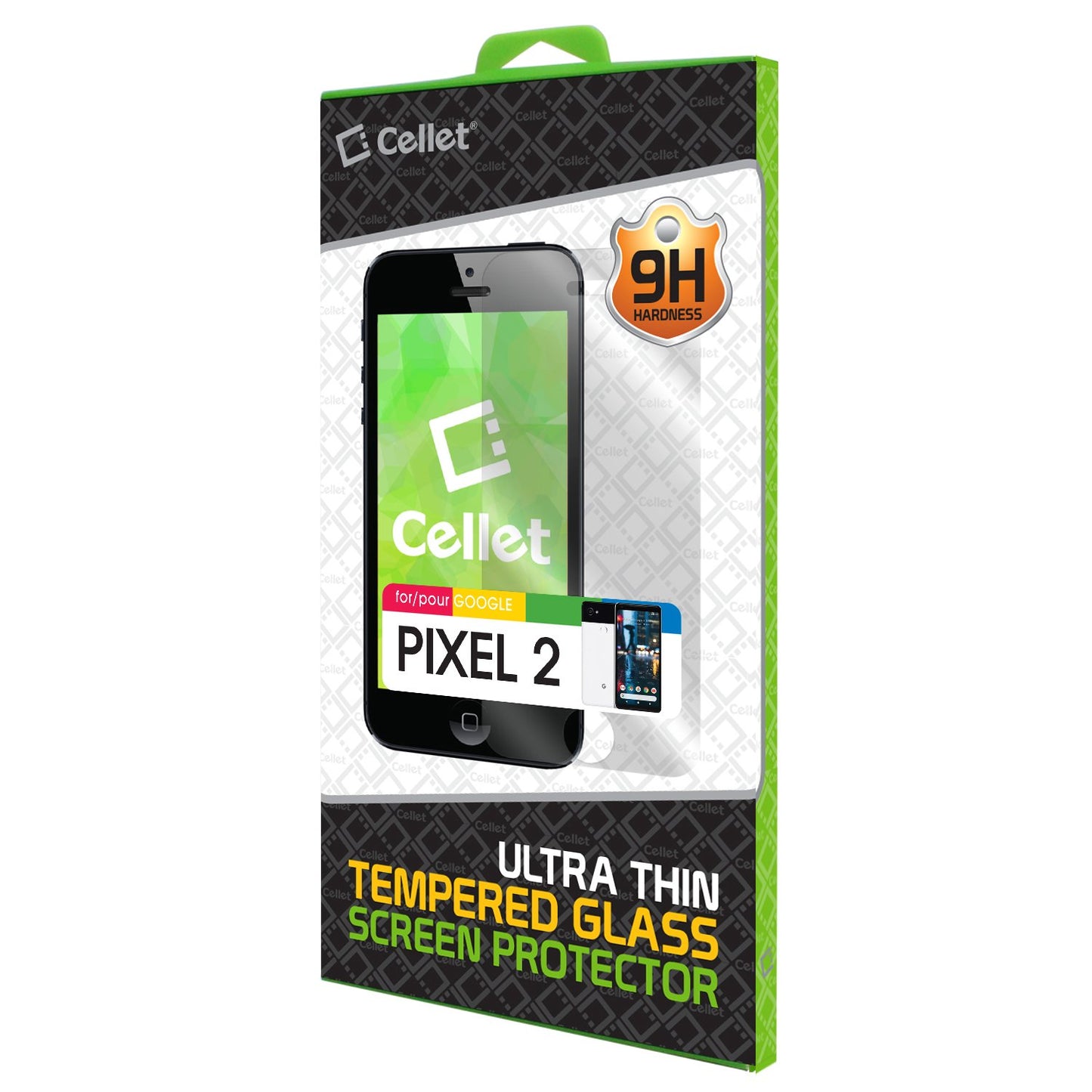 SGGOOPK2 - Premium Tempered Glass Screen Protector for Google Pixel 2 (0.3 mm) - by Cellet