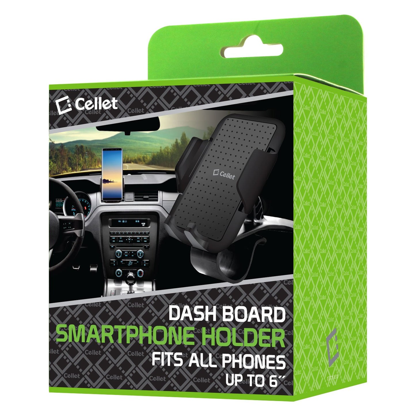 PHD250 - Cellet Smartphone Holder, Car Phone Mount with 360 Degree Rotation