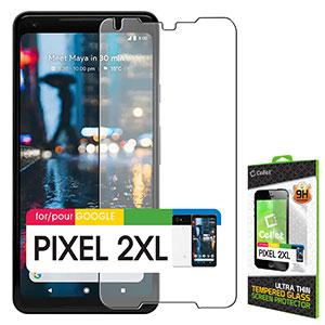 SGGOOPK2XL - Premium Tempered Glass Screen Protector for Google Pixel 2XL (0.3 mm) - by Cellet