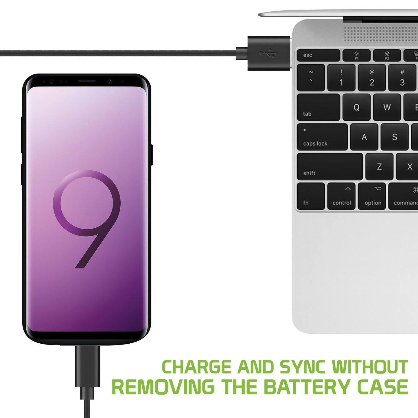 Battery Case for Samsung Galaxy S9+, Rechargeable Power Case for Samsung Galaxy S9 Plus