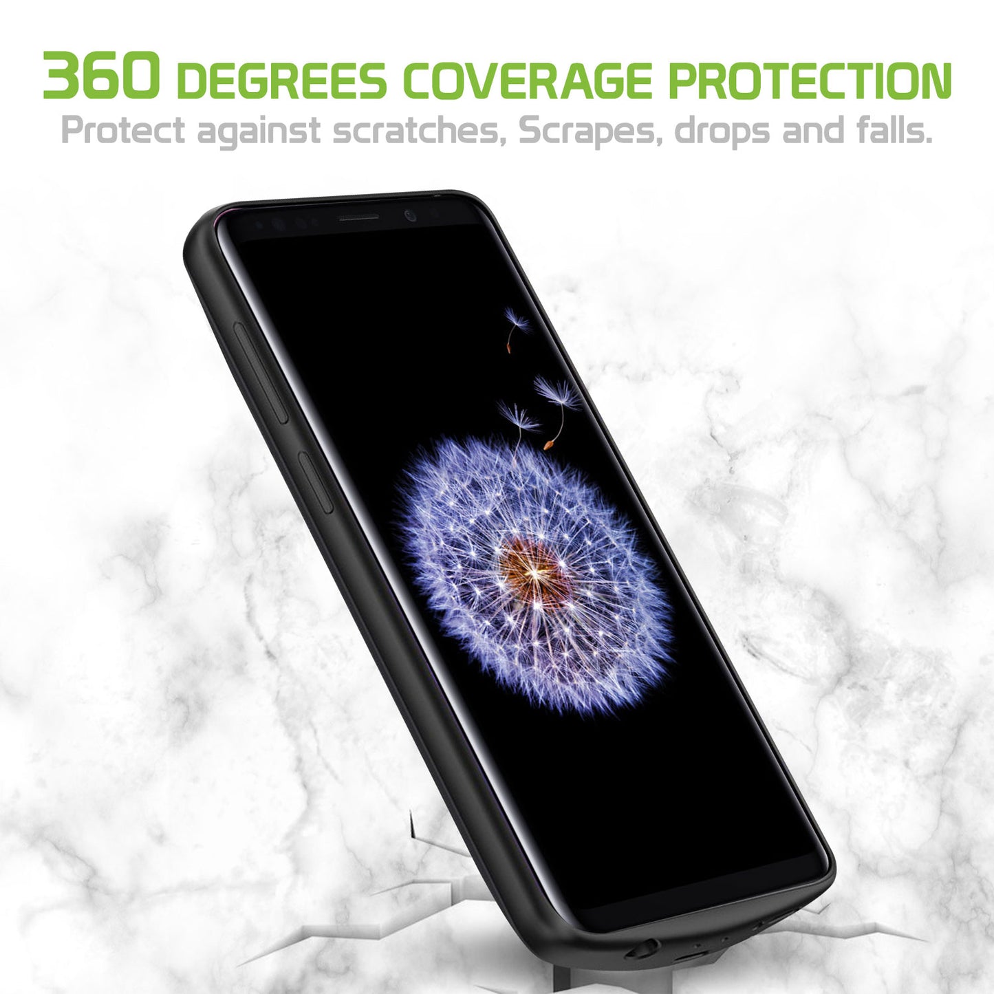 Battery Case for Samsung Galaxy S9+, Rechargeable Power Case for Samsung Galaxy S9 Plus