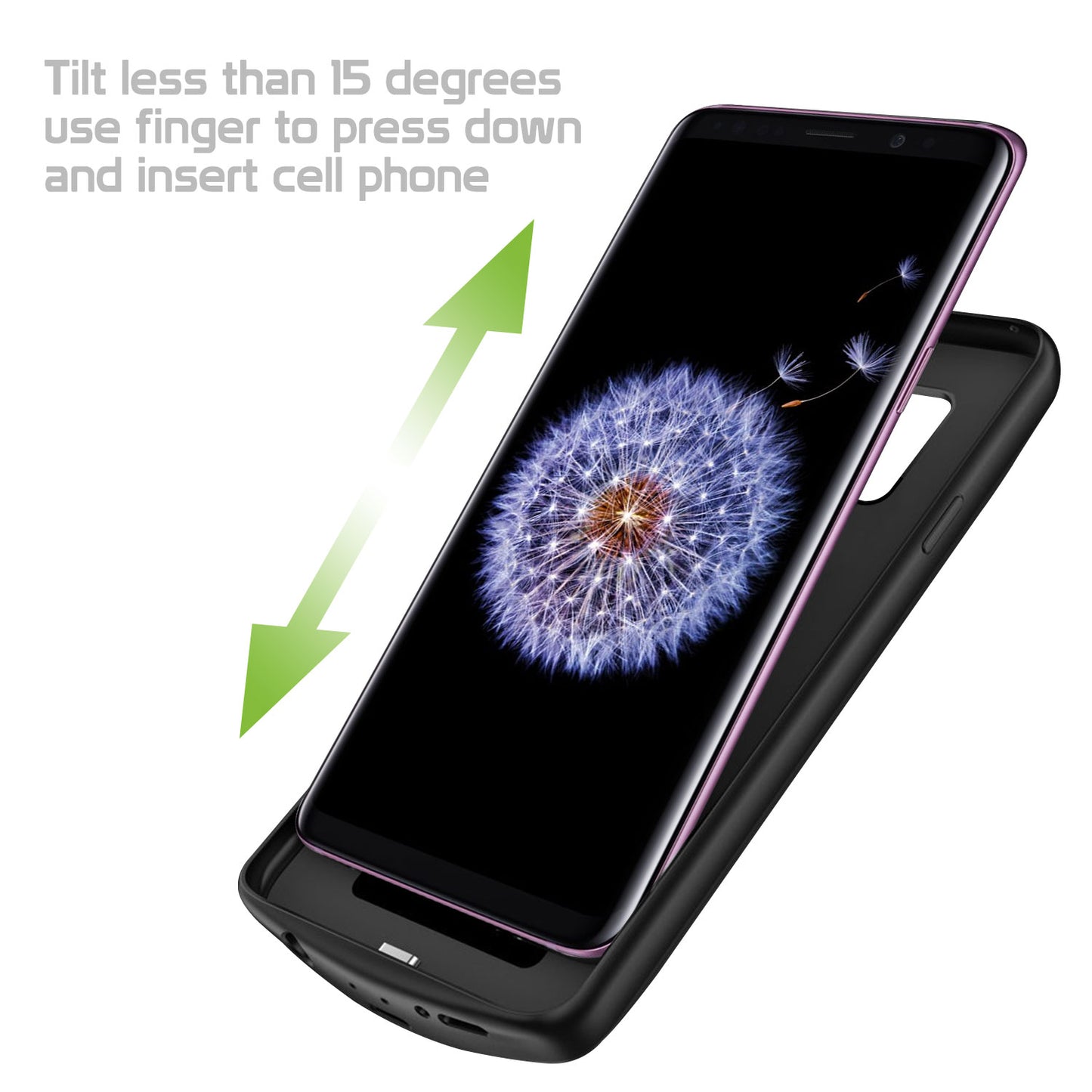 Battery Case for Samsung Galaxy S9+, Rechargeable Power Case for Samsung Galaxy S9 Plus