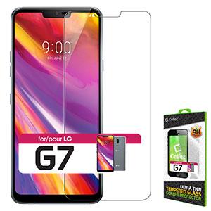 SGLGG7 - LG G7 Tempered Glass Screen Protector, Cellet 0.3mm Premium Tempered Glass Screen Protector for LG G7 (9H Hardness)