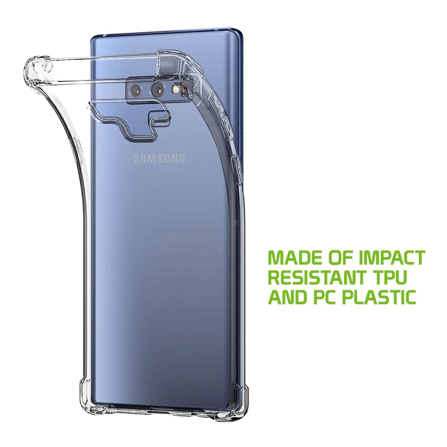 DDDN9 - Durable Clear Shockproof Slim Phone Case TPU Material - Galaxy Note 9