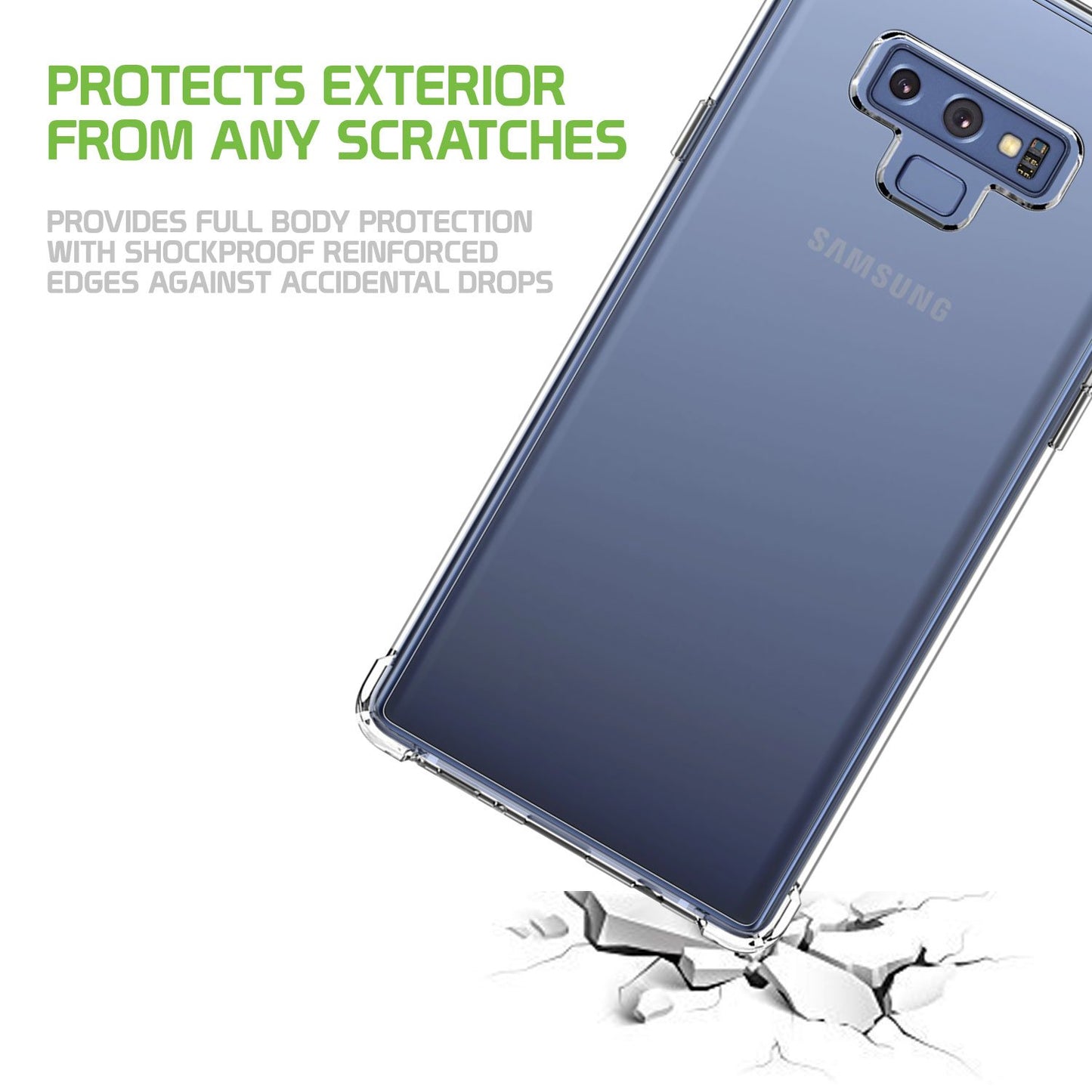 DDDN9 - Durable Clear Shockproof Slim Phone Case TPU Material - Galaxy Note 9