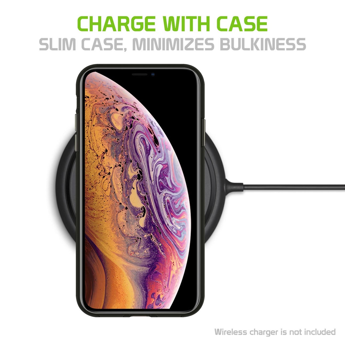 DDDXSM- Durable Clear Slim Phone Case TPU Material - iPhone XS Max