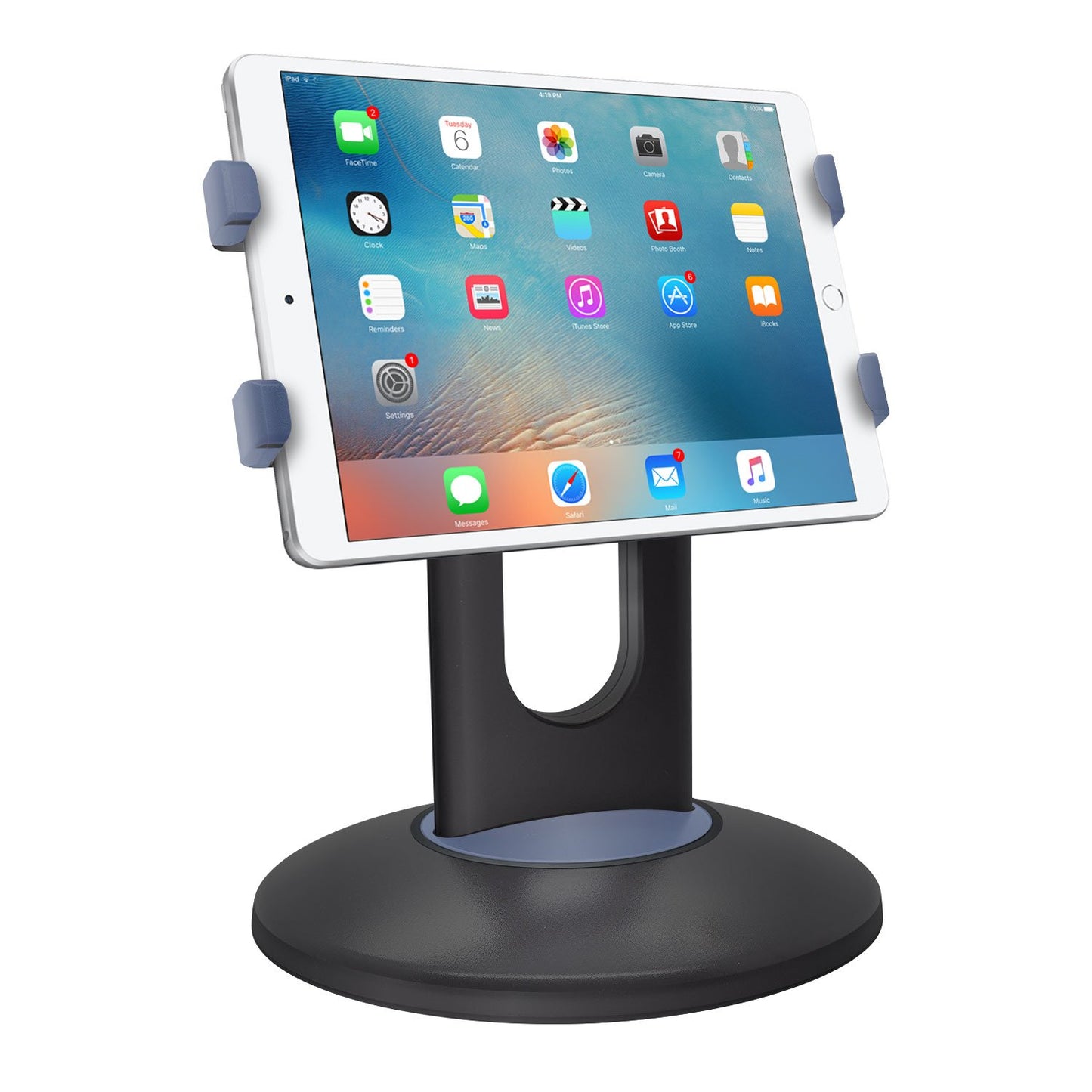 PHTAB5003 - 3-in-1 Tablet Holder Combo, Heavy Duty Desktop, Portable Stand and Headrest Holder with 360 Degree Rotation for iPads and Tablets