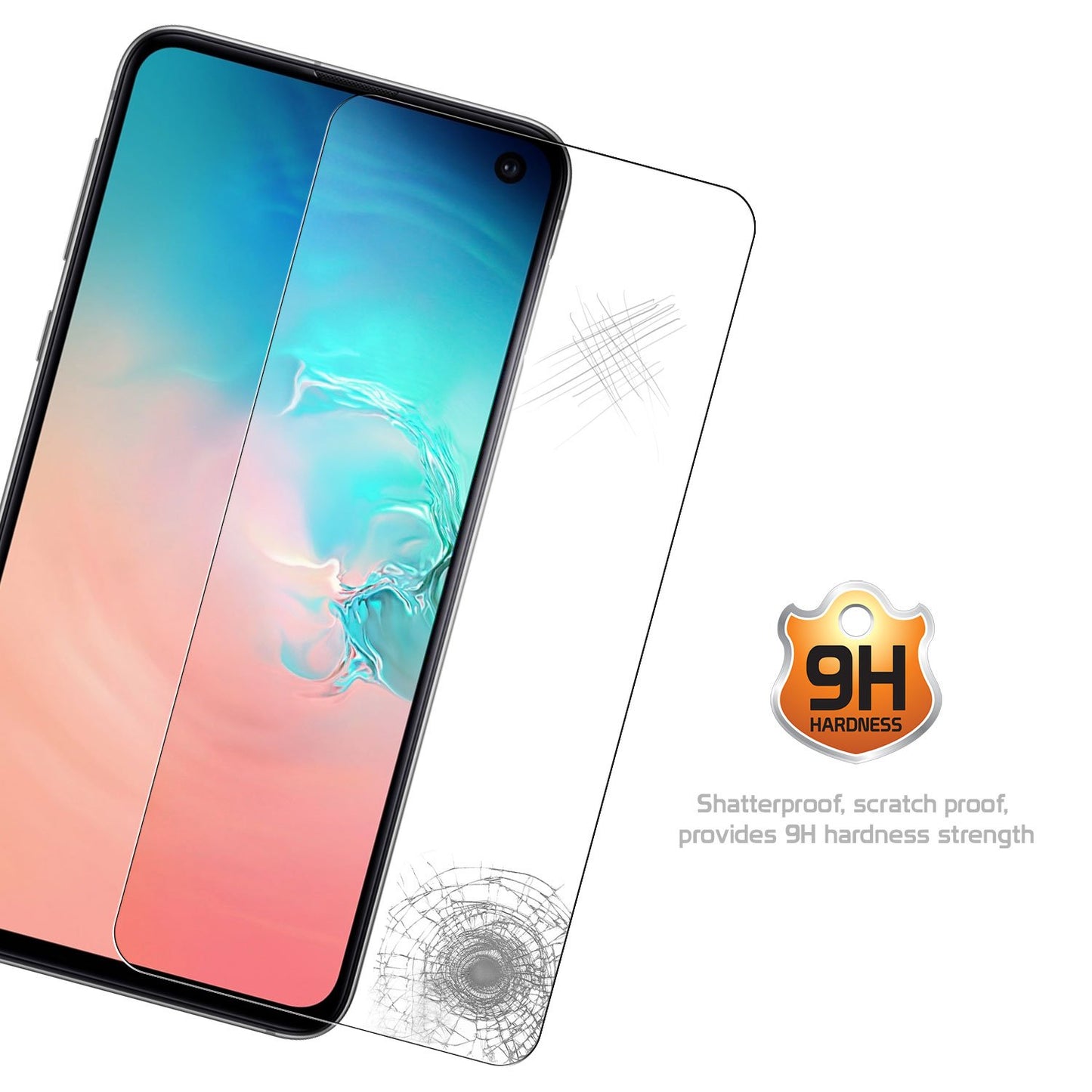 SGSAMS10EF - Double Tempered Glass Screen Protector With AB Glue 9H - Samsung Galaxy S10e