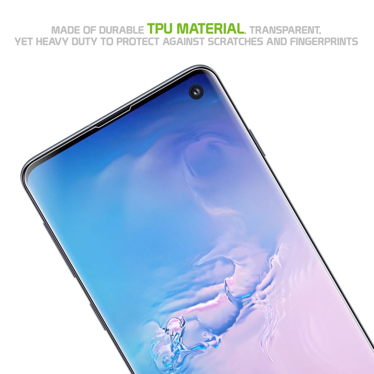 STSAMS10 - Full Coverage Flexible TPU Film Screen Protector - Samsung Galaxy S10