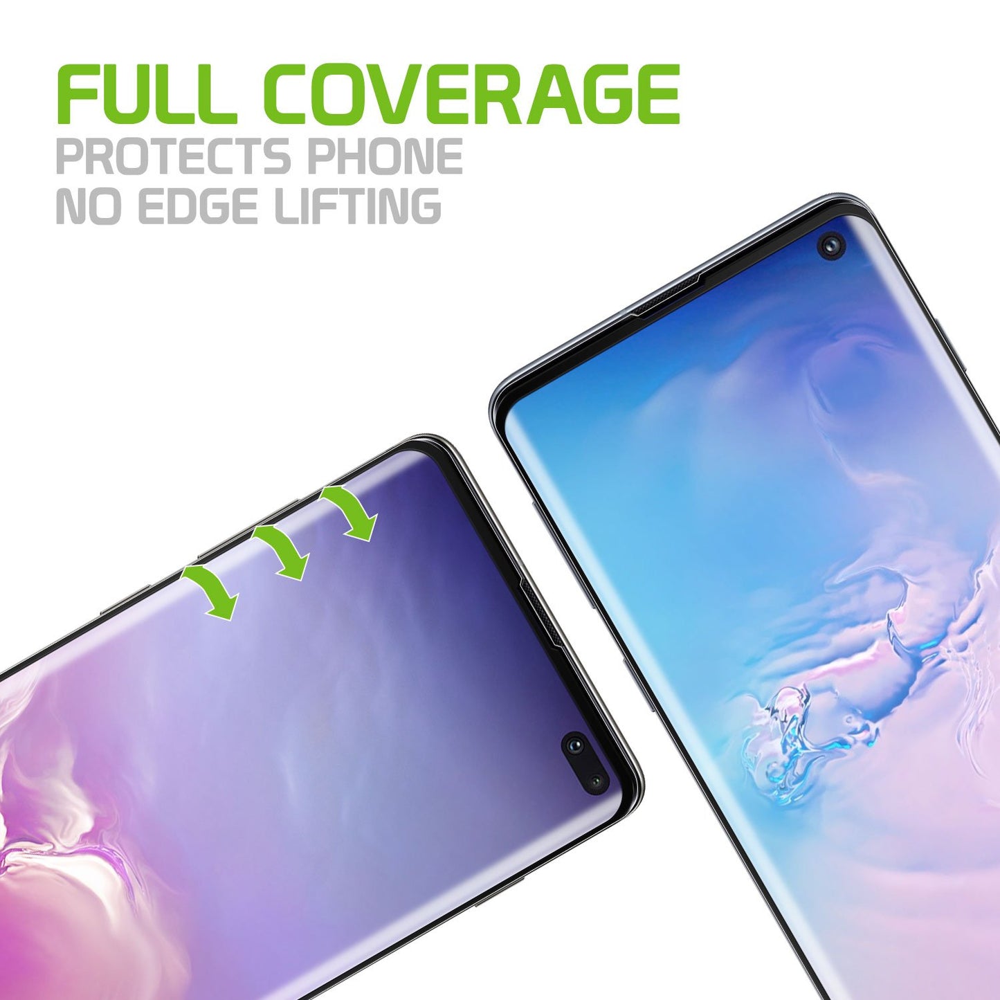 STSAMS10P - Full Coverage Flexible TPU Film Screen Protector - Samsung Galaxy S10 Plus