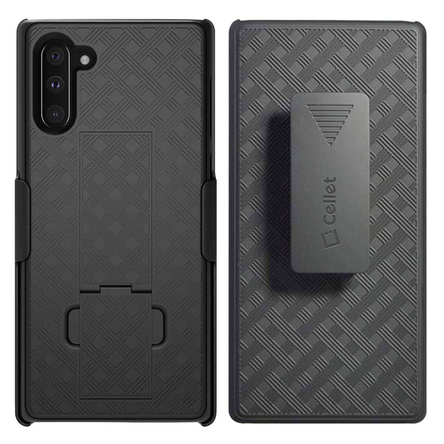 HLSAMN10 - Belt Clip Holster & Shell Case with Kickstand Heavy Duty Protection - Galaxy Note 10