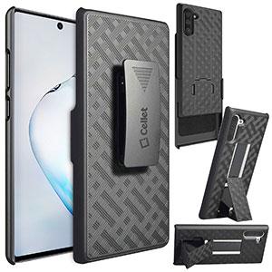 HLSAMN10 - Belt Clip Holster & Shell Case with Kickstand Heavy Duty Protection - Galaxy Note 10