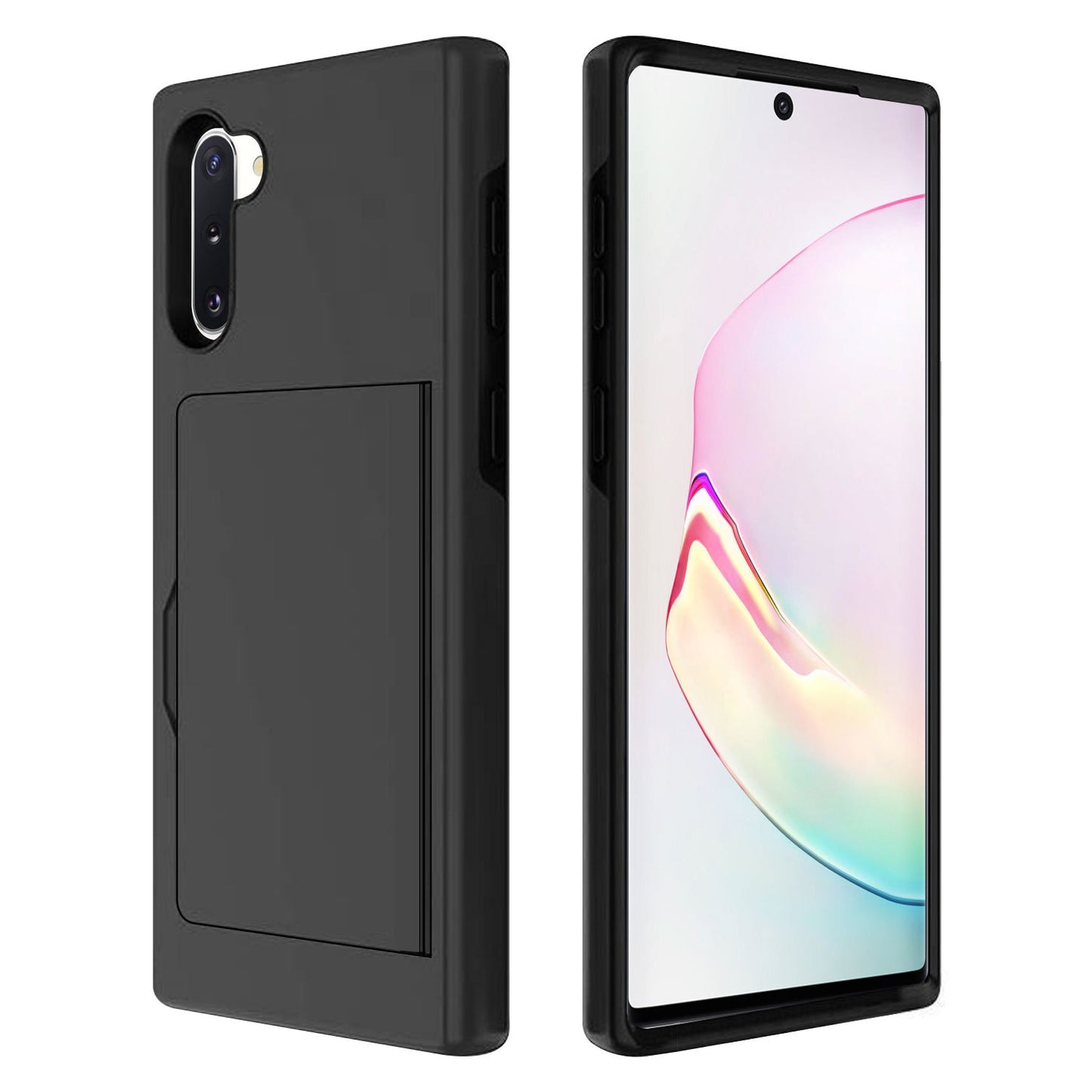 CCSAMN10 -Durable Slim Protective Wallet Case - ID & Credit Card Holder Slot - Galaxy Note 10