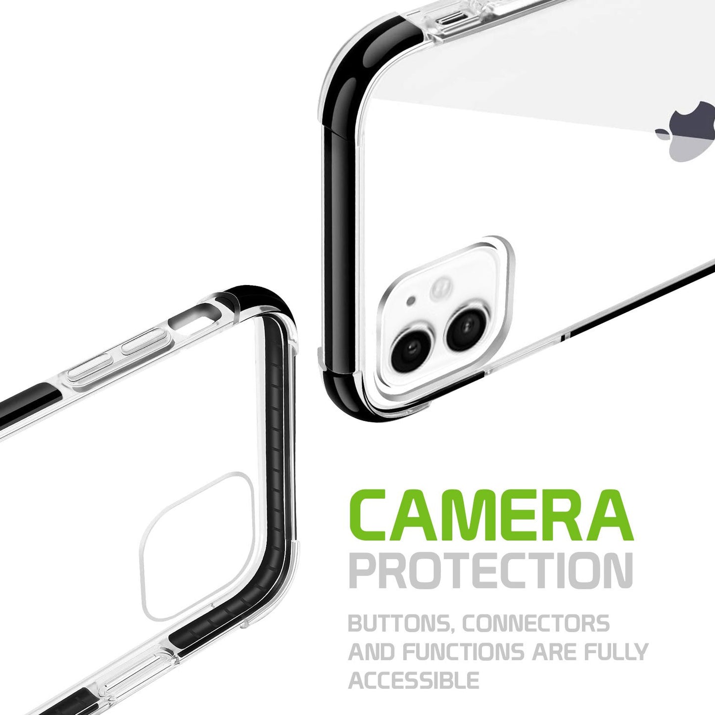 DDD11 - Cellet Crystal Clear Shock Proof Phone Case Protection - Apple for iPhone 11