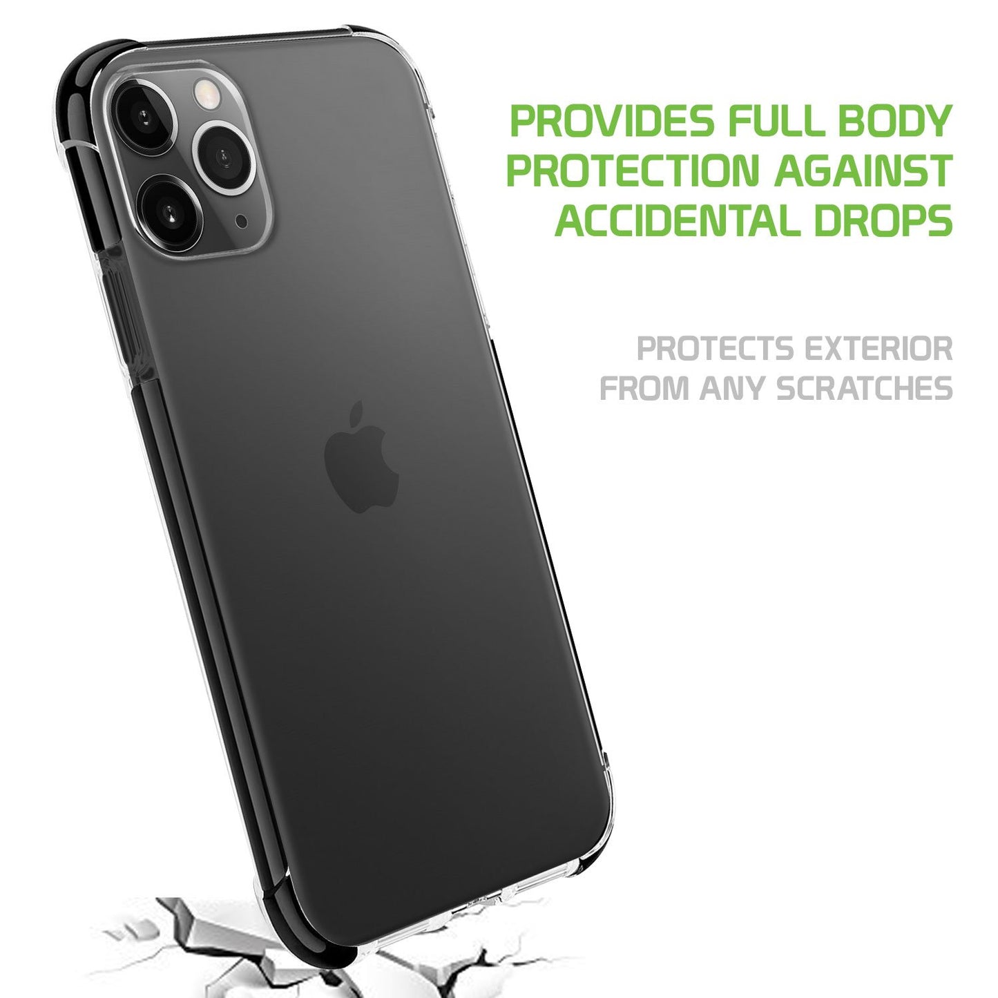 DDD11PM - Cellet Crystal Clear Shock Proof Phone Case for Apple for iPhone 11 Pro Max