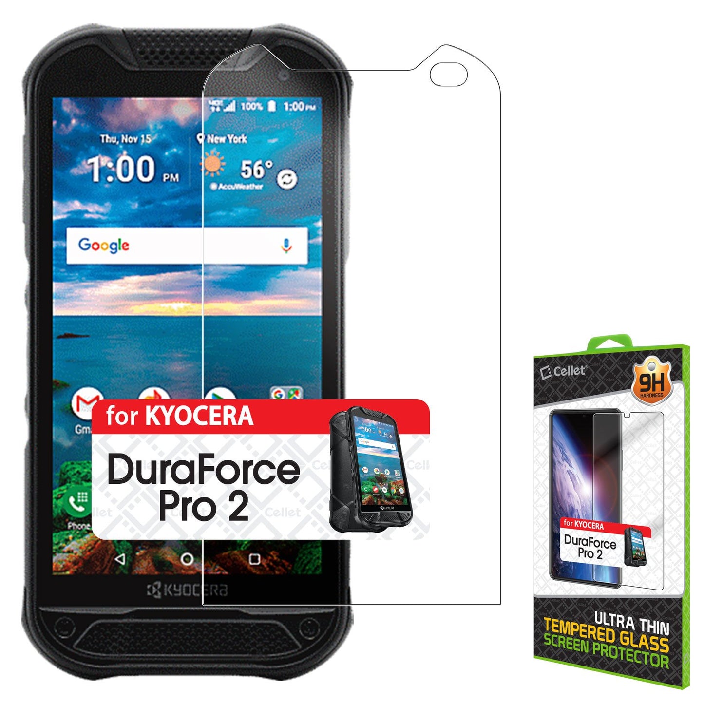 SGKYODURAFP2 - Kyocera Duraforce PRO 2 SCREEN GUARD