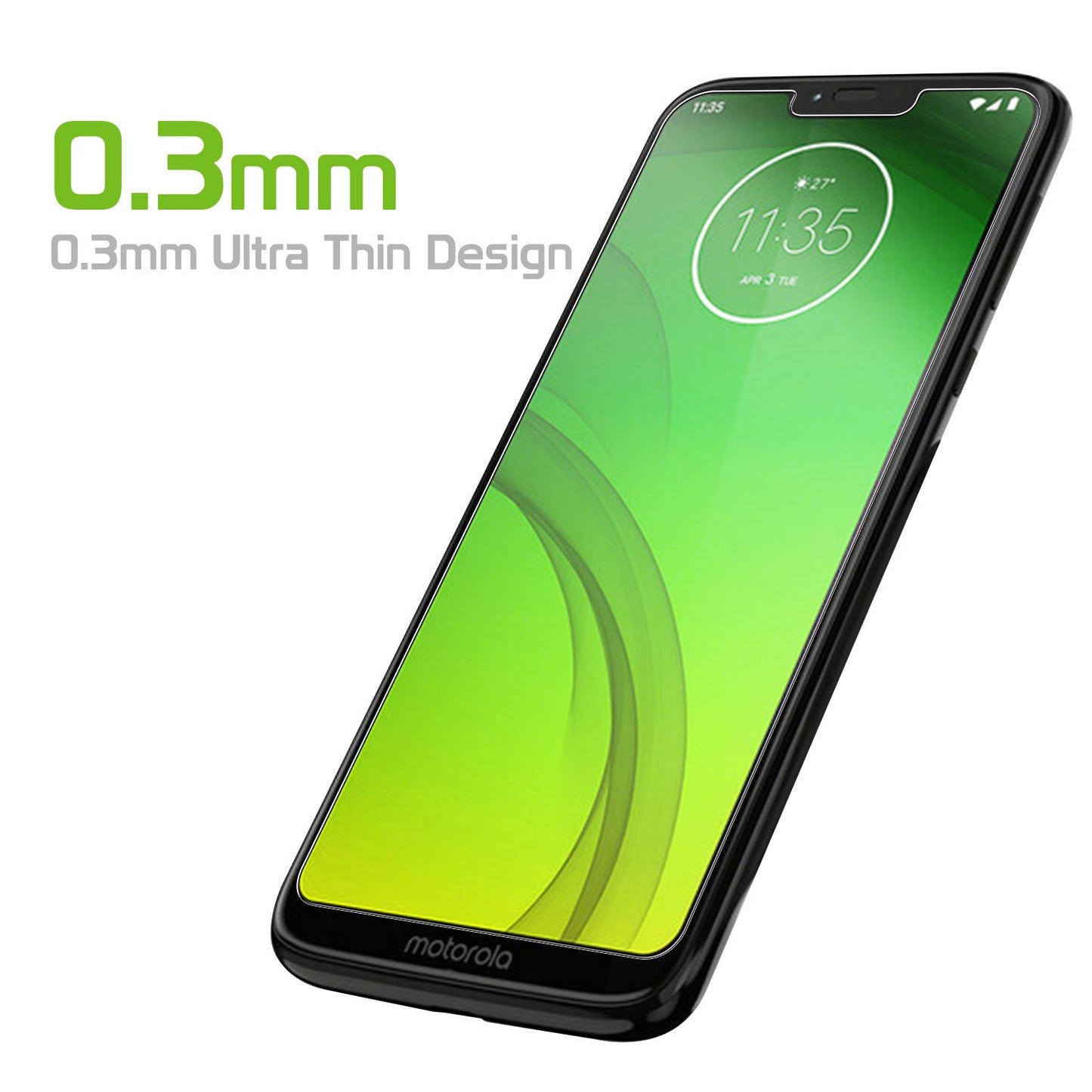 SGMOTG7PWR - Motorola Moto G7 Power, Cellet 0.3mm Premium Tempered Glass Screen Protector for Motorola Moto G7 Power (9H Hardness)
