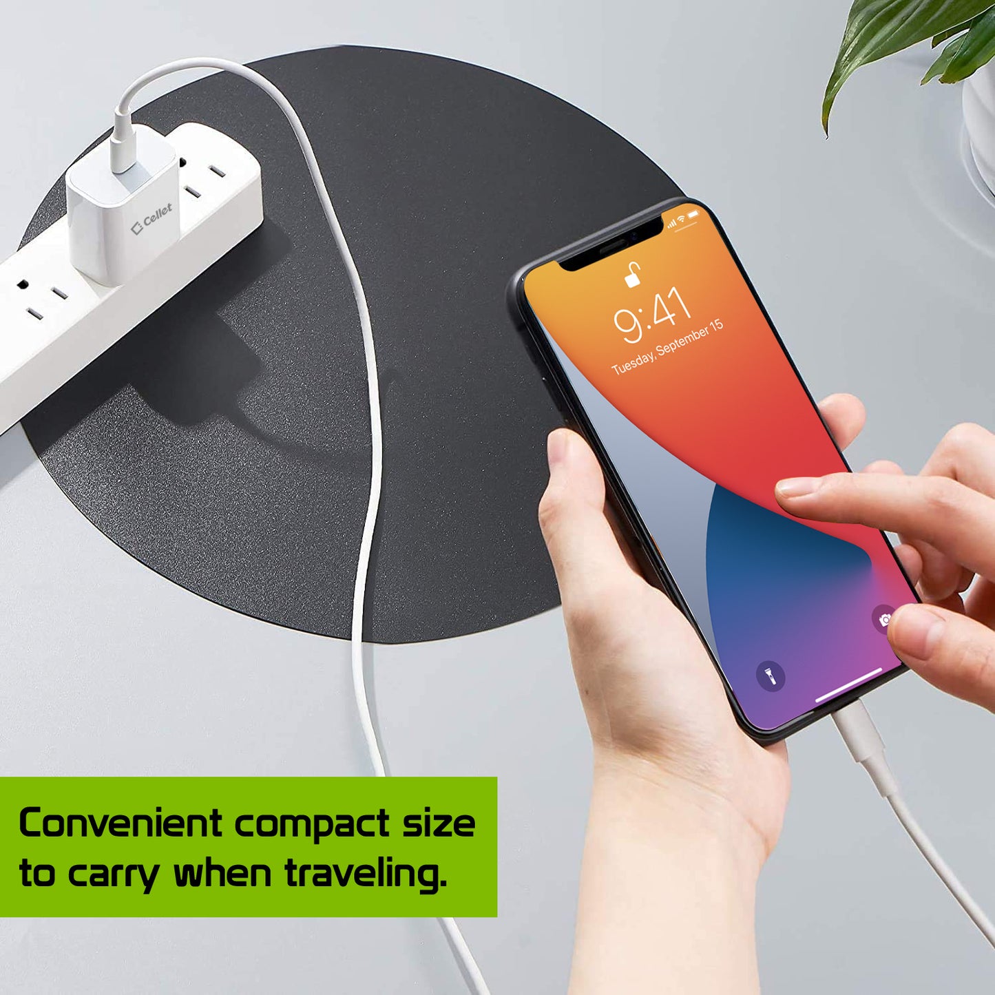 TCC18WWT - USB-C Home Charger, 18 Watt Type-C UL Certified Home Charger (Cable Sold Separately) Compatible to Samsung Galaxy Phone Tablets – White