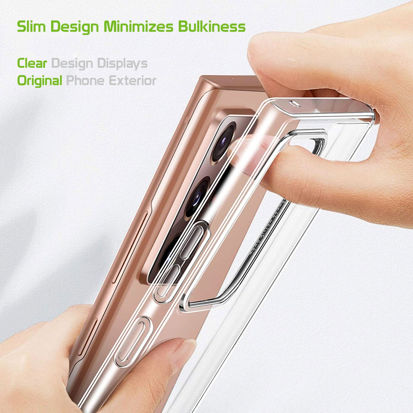 CCSAMN20UCL - Galaxy Note 20 Ultra, Slim Transparent Shockproof and Scratch Resistant Case with TPU Frame for Samsung Galaxy Note 20 Ultra by Cellet