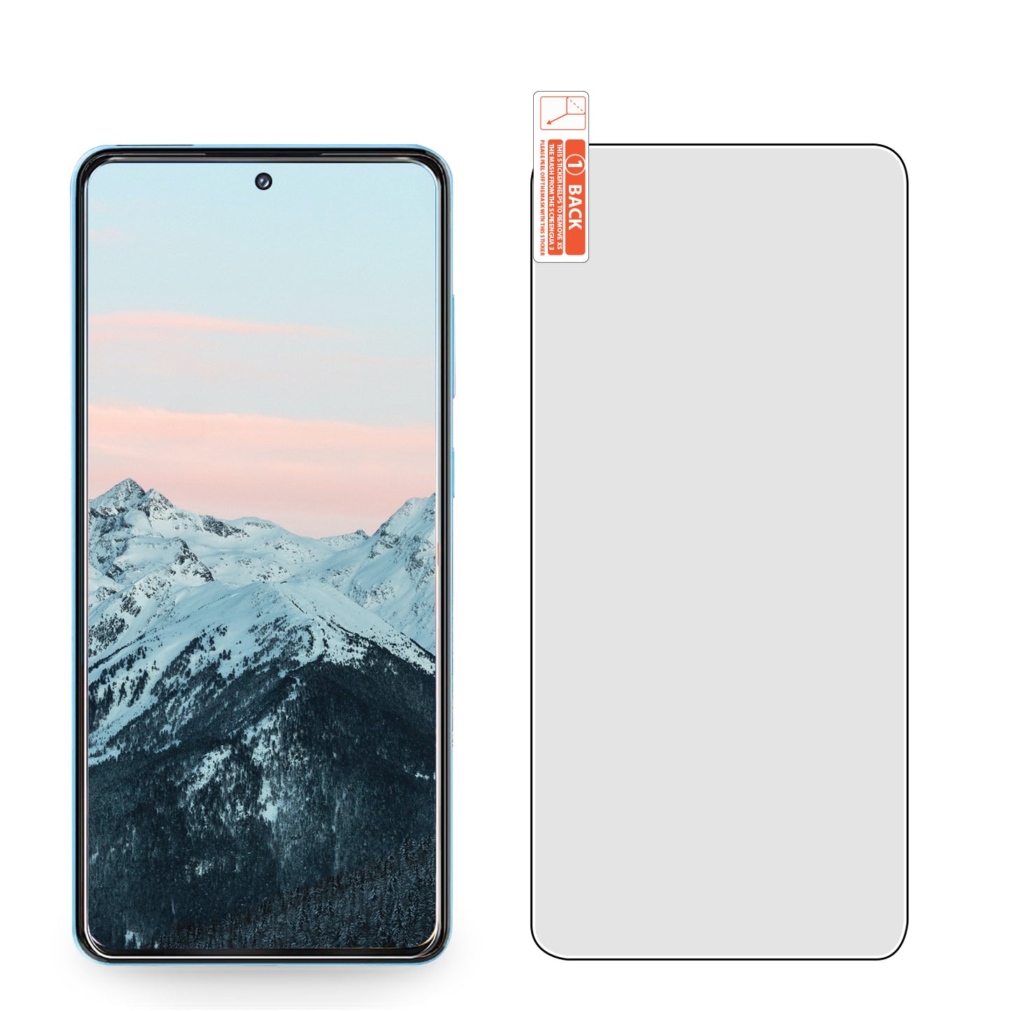 SGSAMA52 - Samsung Galaxy A52, Premium Ultra Thin Full Coverage Tempered Glass Screen Protector for Samsung Galaxy A52 by Cellet