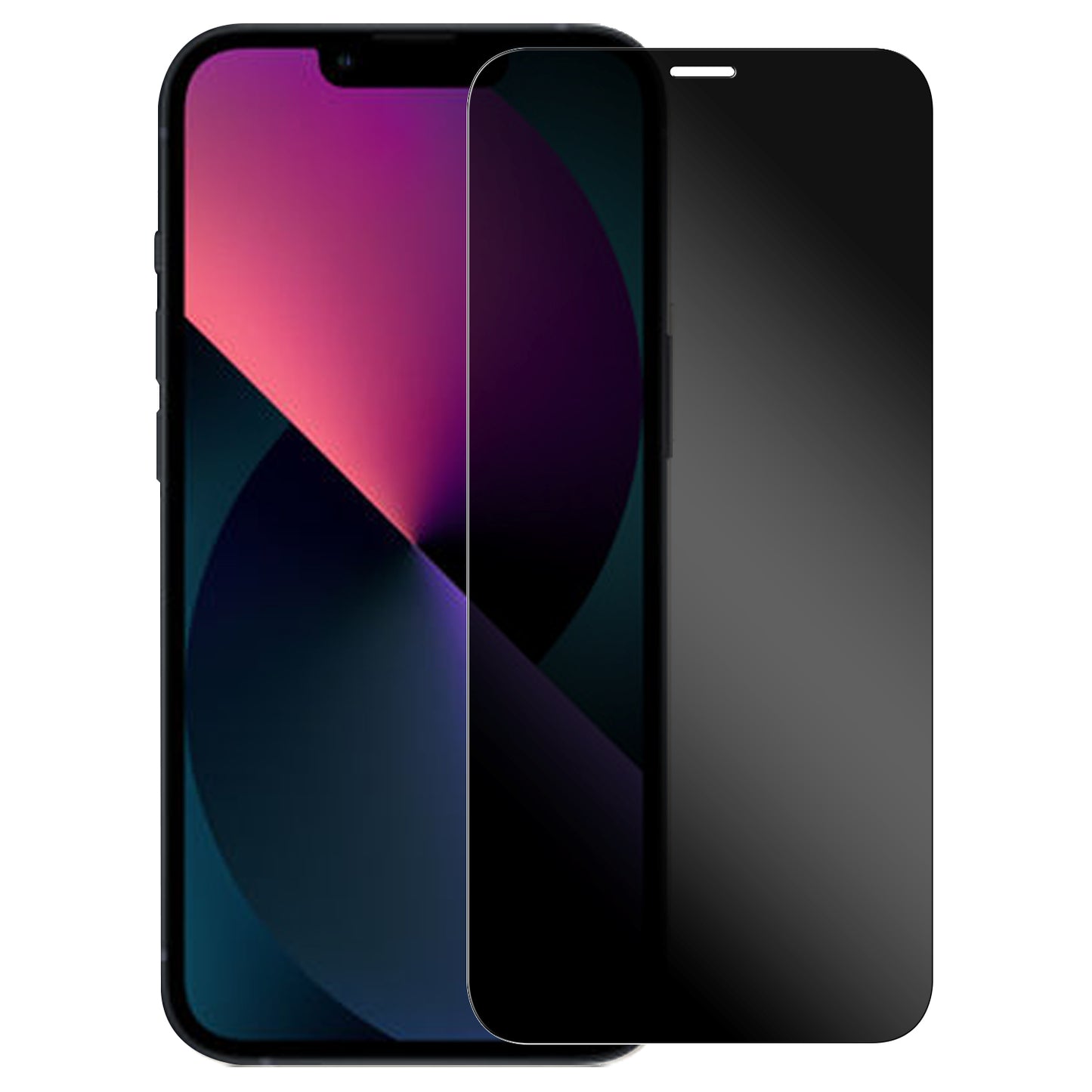 SYIPH13PM - iPhone 14 Pro Max, 14 Plus, 13 Pro Max, Privacy Tempered Glass Screen Protector (0.8mm) by Cellet