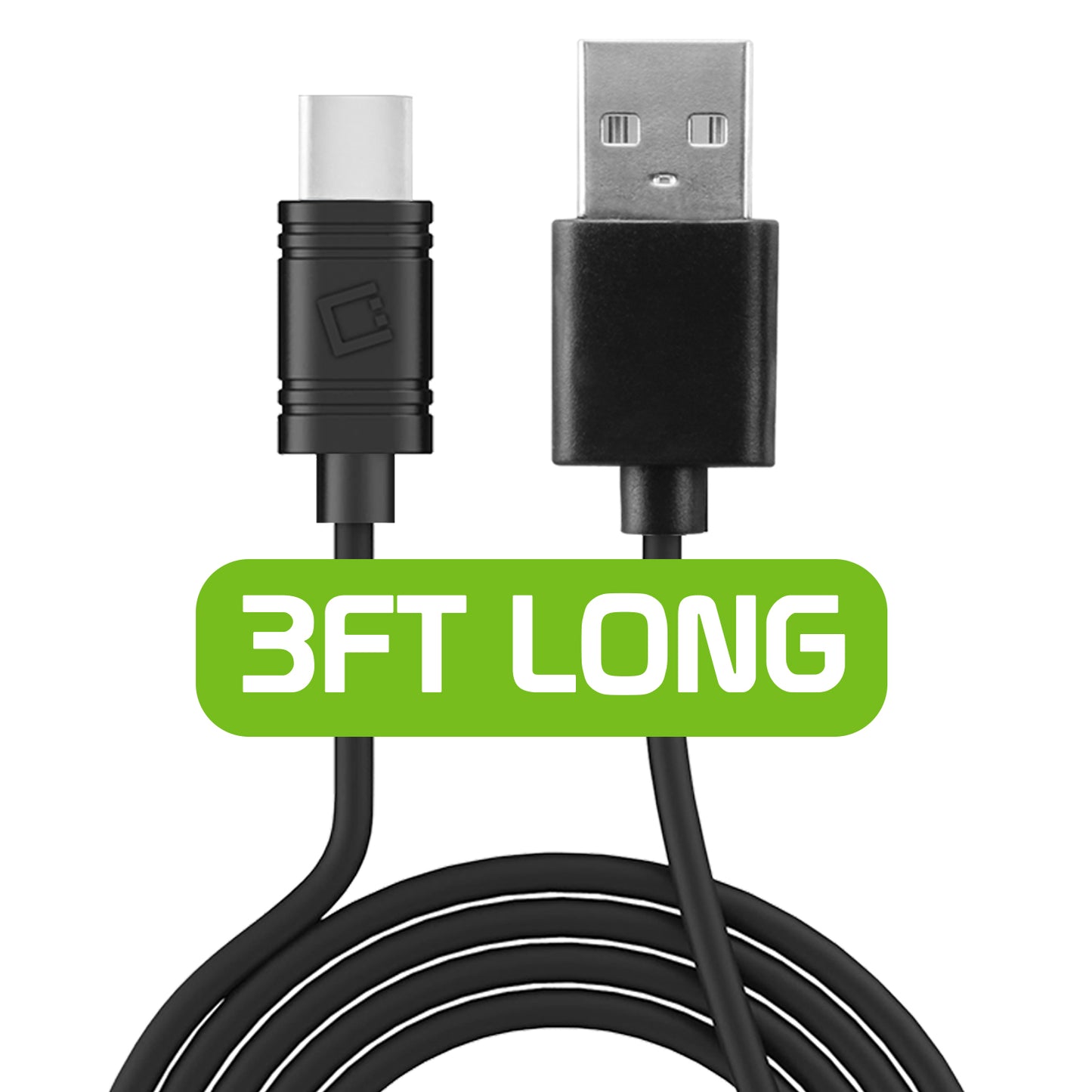 DCABULK4- Durable 3ft USB-C Data Cable, Data Sync Cable for USB-C Enabled Devices – Black