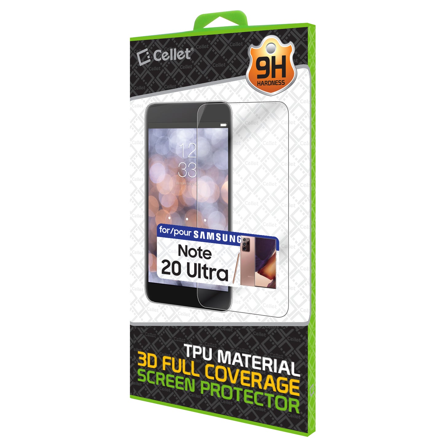 STSAMN20U - Cellet Samsung Galaxy Note 20 Ultra Screen Protector, Full Coverage Flexible Film Screen Protector for Samsung Galaxy Note 20 Ultra