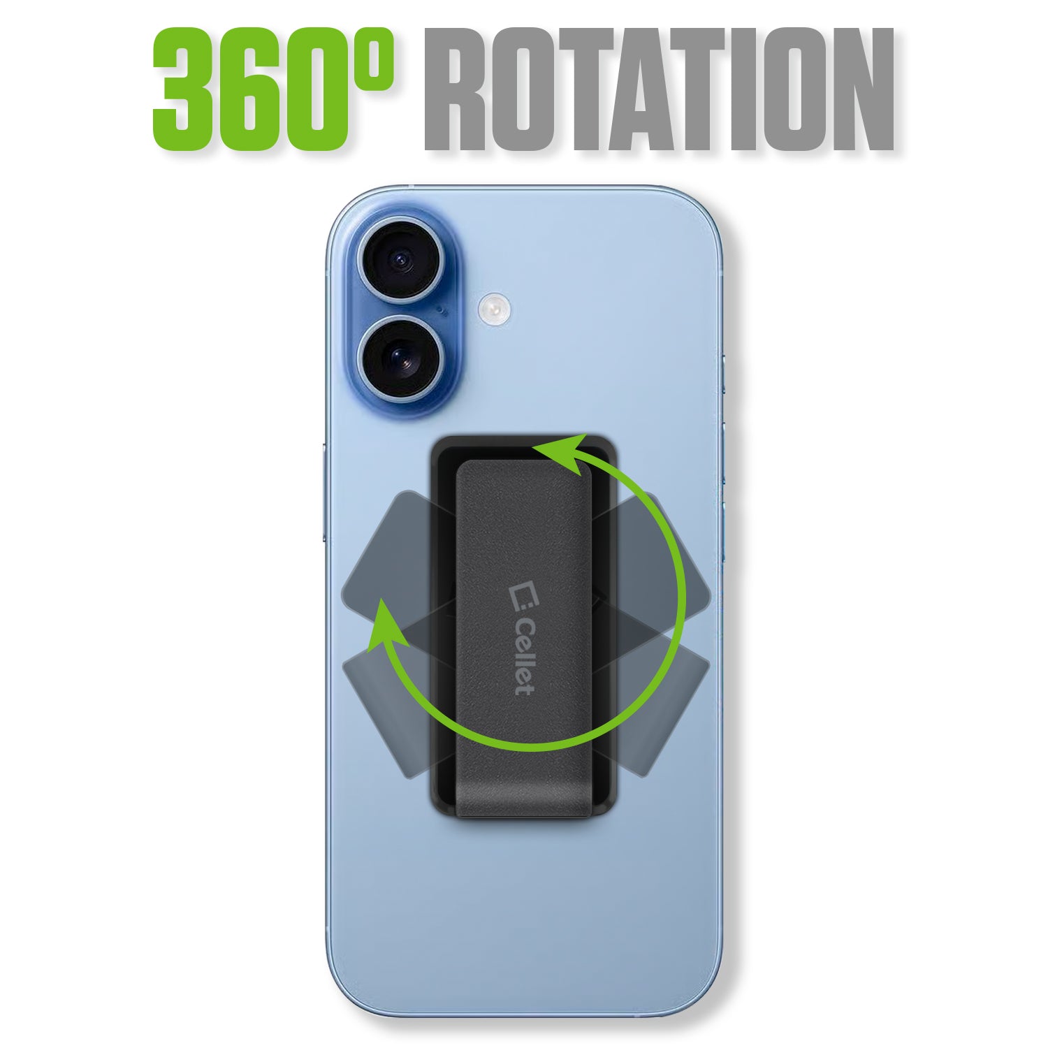 Cellet Universal Heavy-Duty 360-Degree Swivel Belt Clip Holder for Smartphones