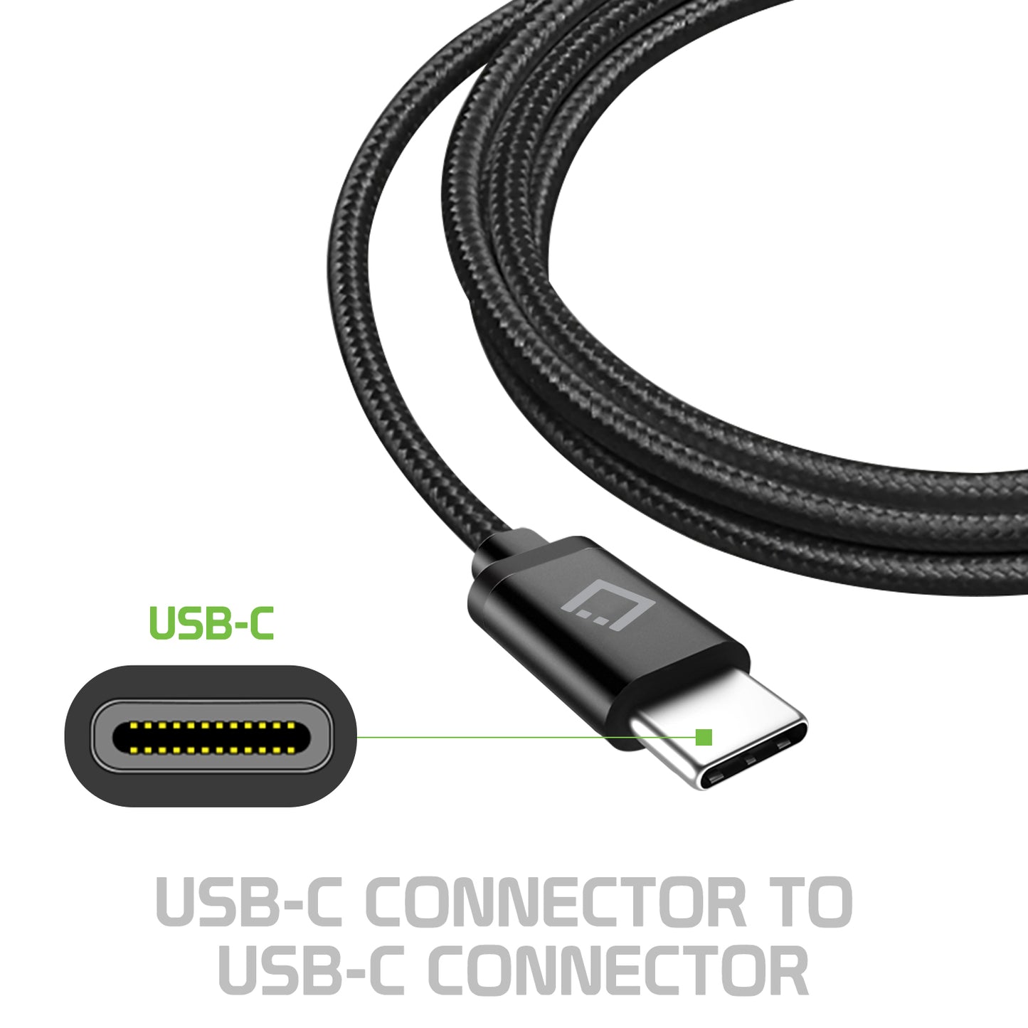 DCUSB20 - 6-Feet USB-C to USB-C Charging / Data Sync Cable - Black