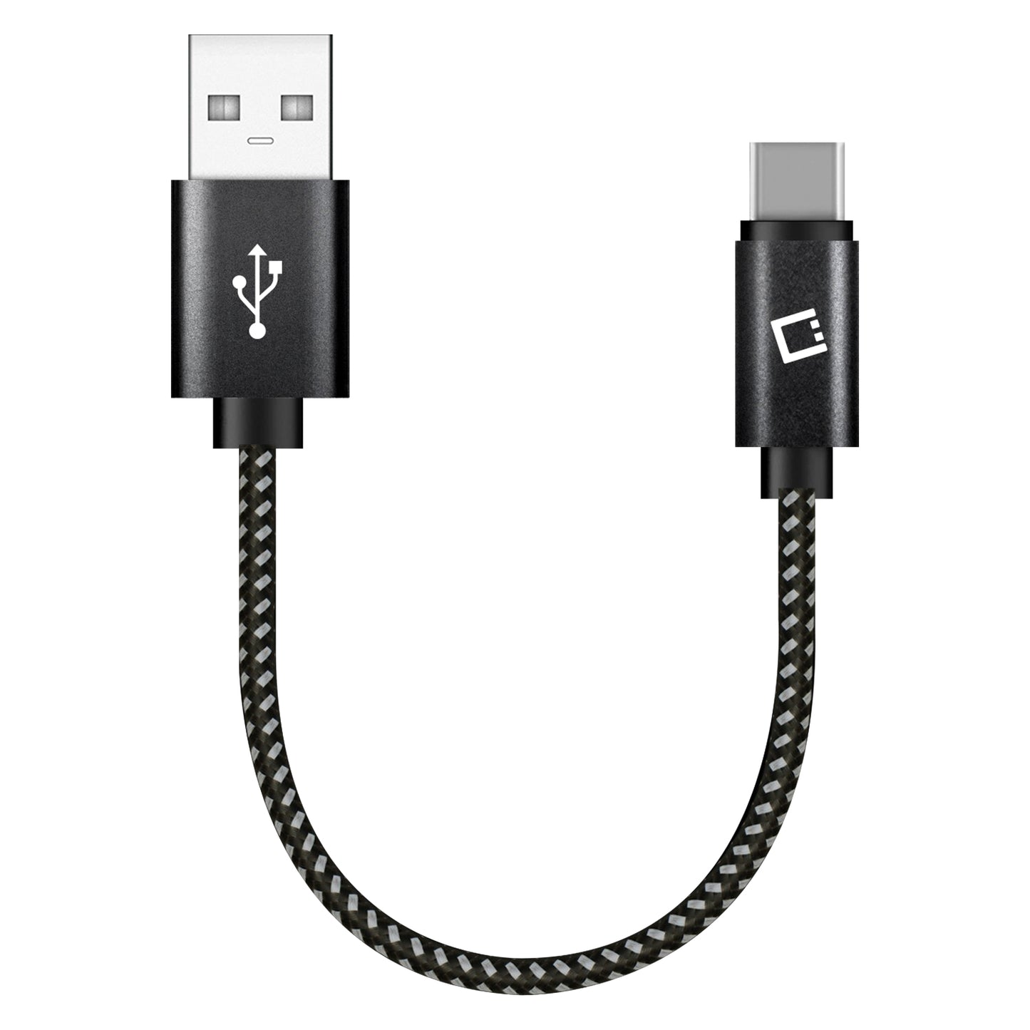 DCA4IN - Cellet 5-Inch Premium Nylon Braided Fast Charging USB-C Cable