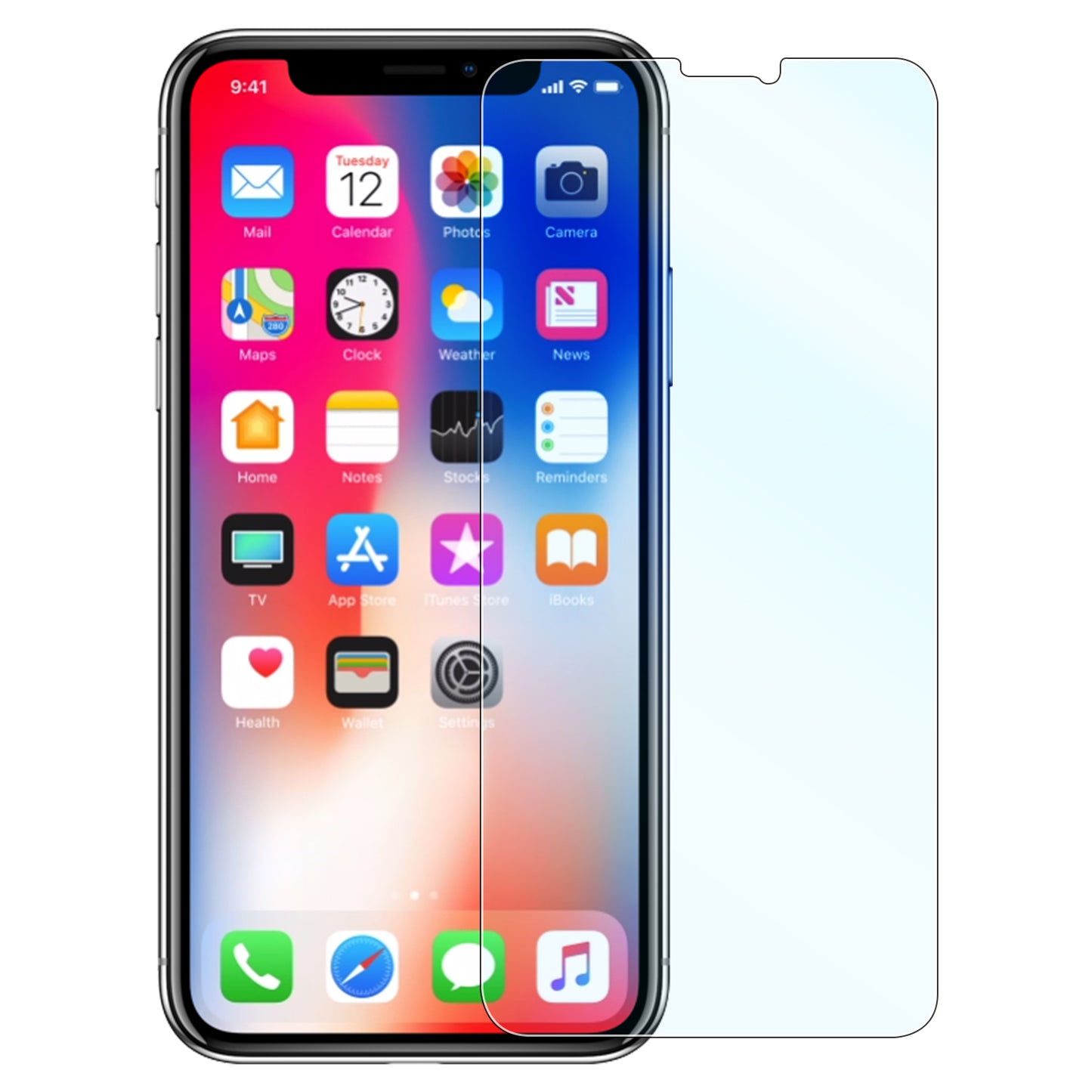 SGIPHXBL - iPhone 11 Pro / Xs / X, Anti-Blue Light (HEV) Premium Tempered Glass Screen Protector for Apple iPhone 11 Pro / Xs / X by Cellet