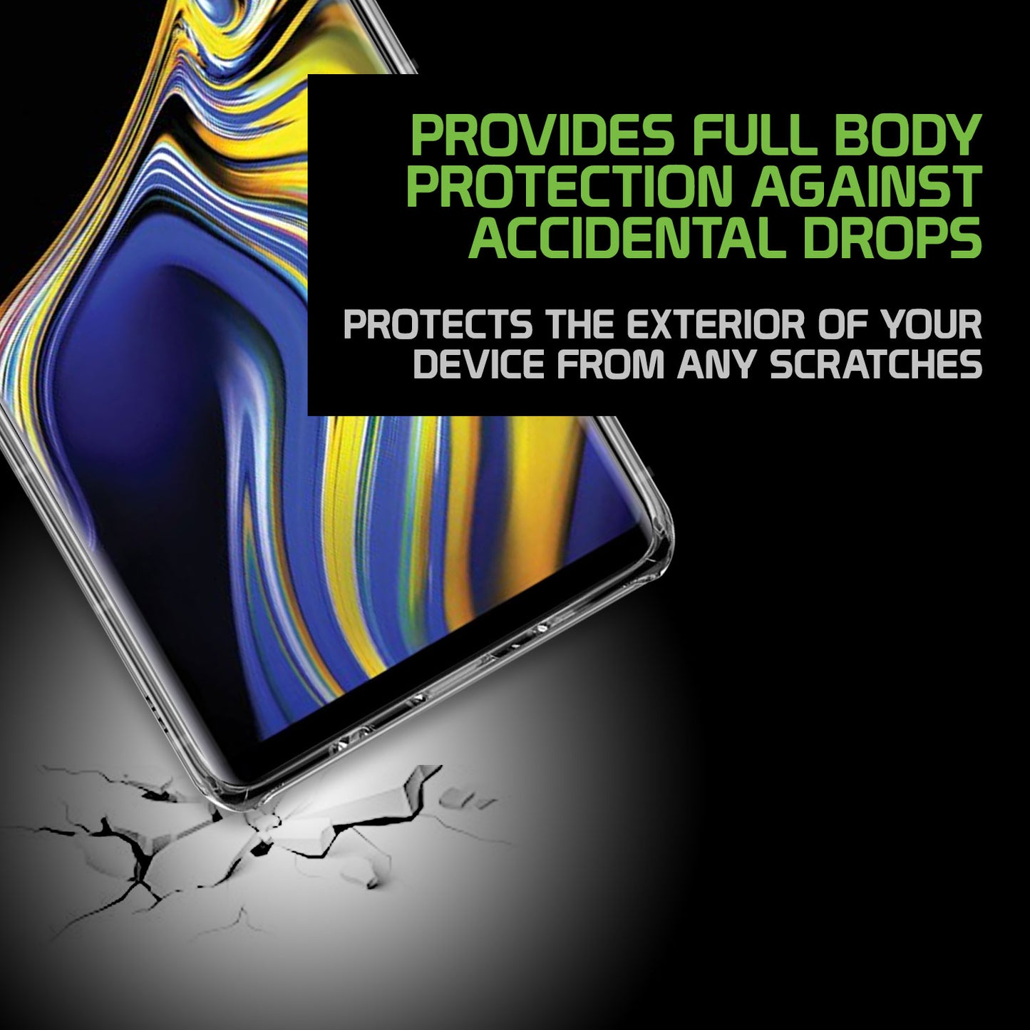 CCSAMN9PGGY - Samsung Galaxy Note 9 Ultra Slim Diamond Pattern Protective Case Cover - Grey