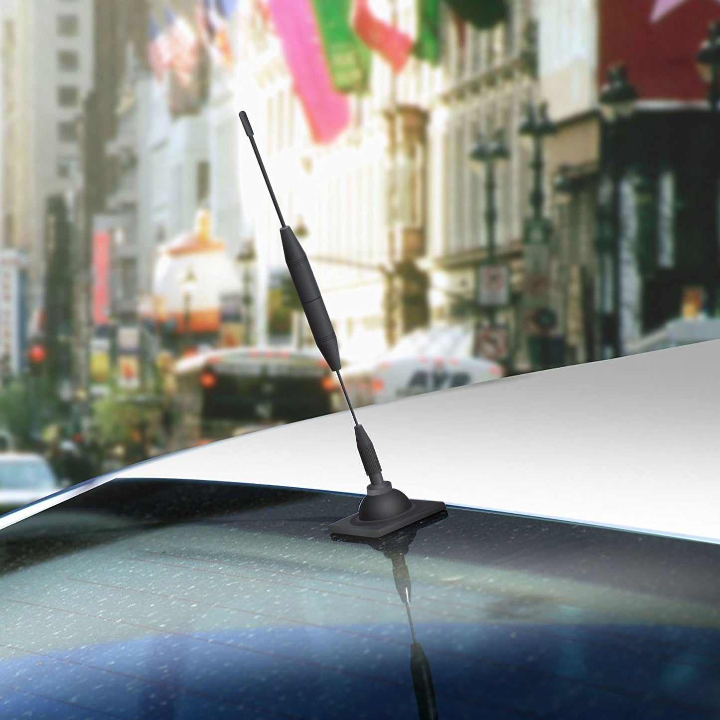ACAR3A-AZFBA - 📡 Cellet Passive Repeater Car Antenna Signal Booster Kit for Vehicle Cell Phone Reception, Magnetic Roof Mount External Antenna with Indoor Passive Repeater Patch, No Power Required, Universal Cars Trucks SUVs RVs 🚗