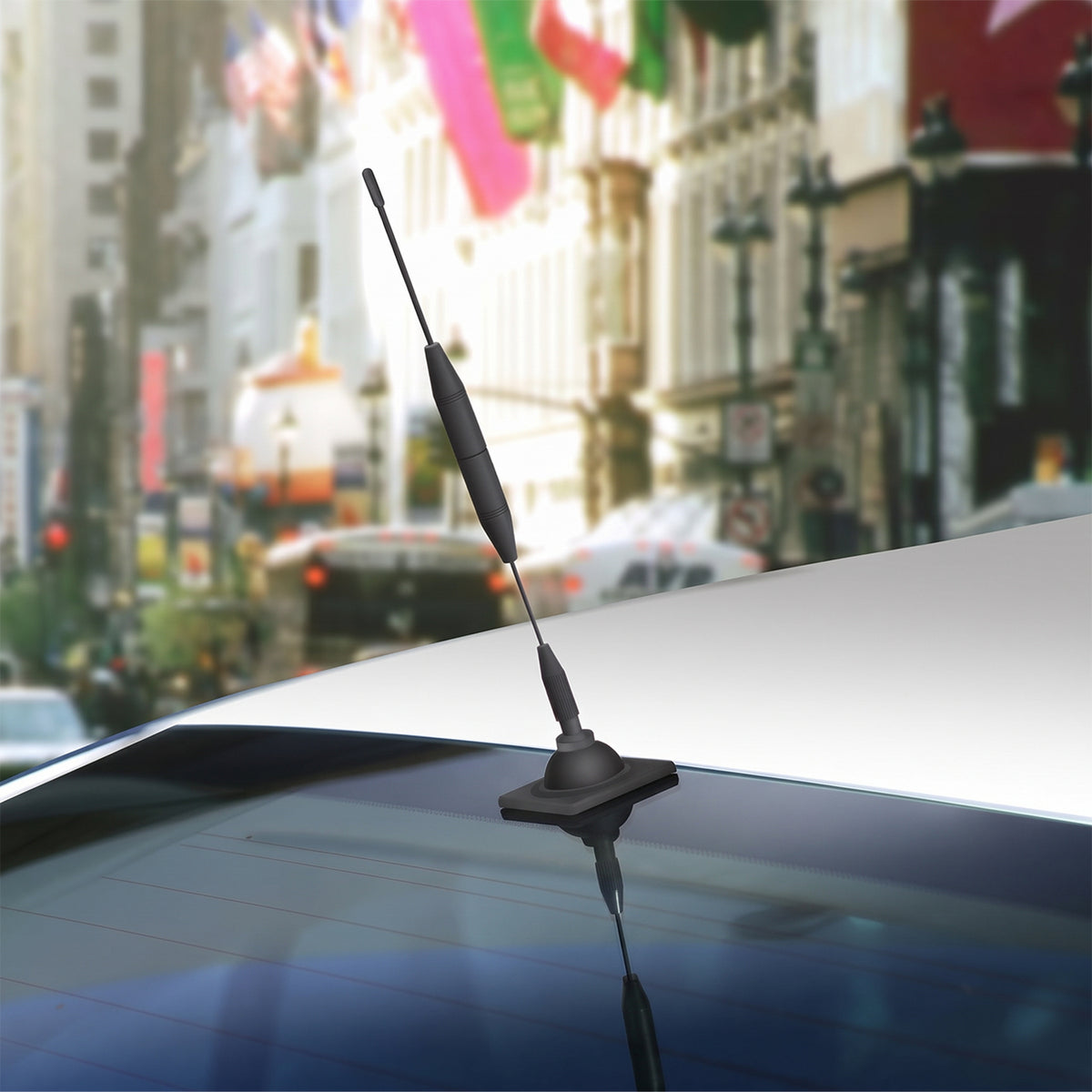ACAR3A-AZFBA - 📡 Cellet Passive Repeater Car Antenna Signal Booster Kit for Vehicle Cell Phone Reception, Magnetic Roof Mount External Antenna with Indoor Passive Repeater Patch, No Power Required, Universal Cars Trucks SUVs RVs 🚗
