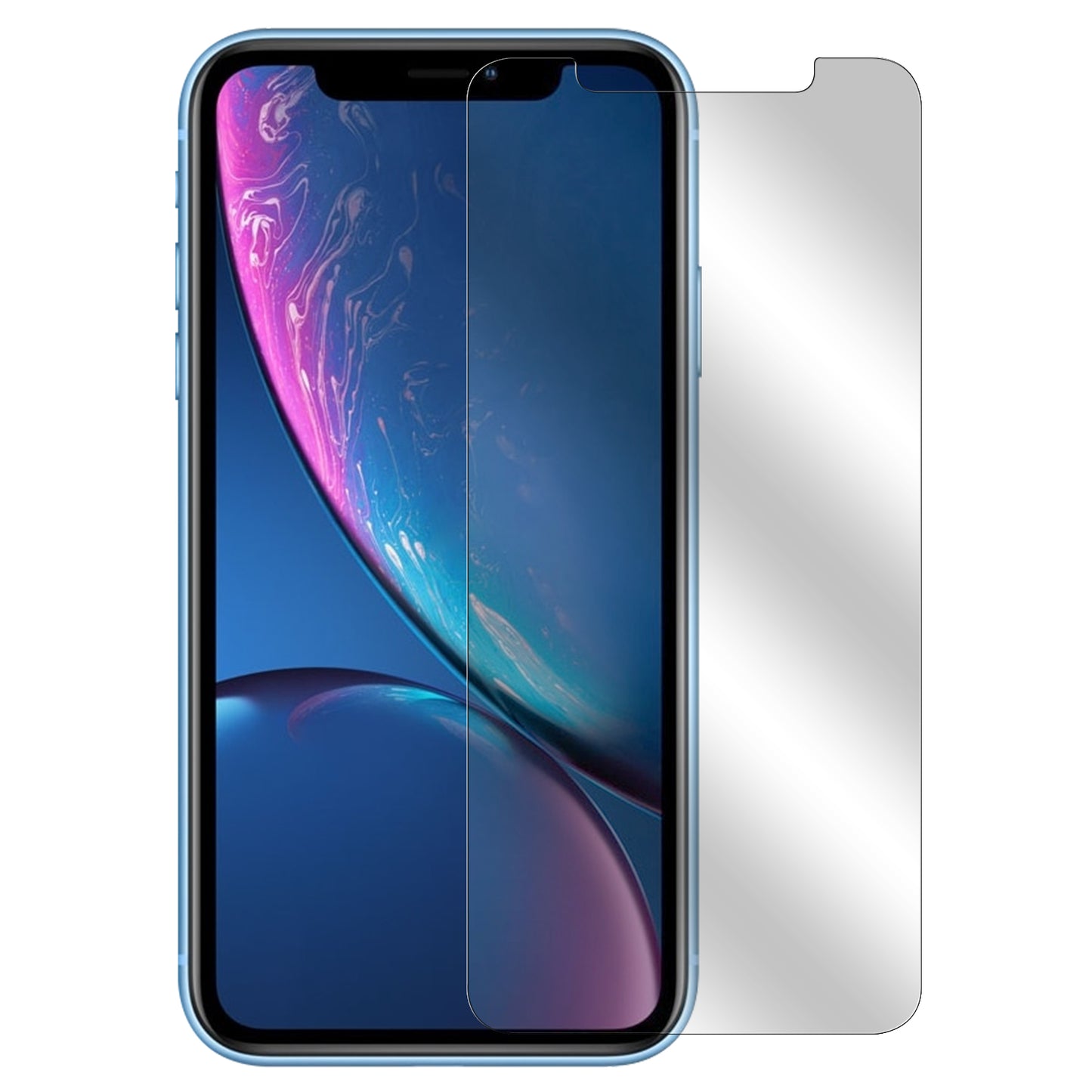 SAIPHXR -Anti Glare Glass Screen Protector, Tempered Glass 9H - iPhone XR